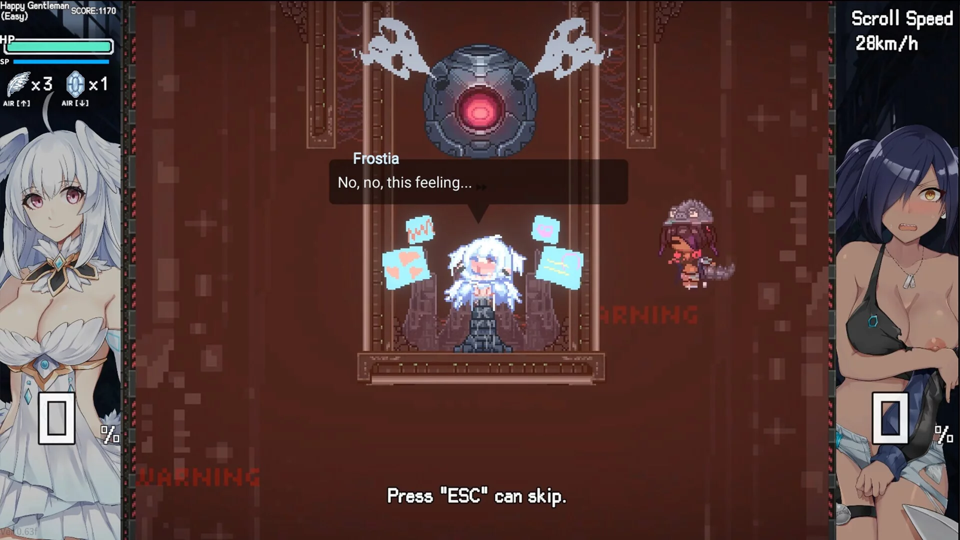Изображение игры: Falling with Ice Phoenix!