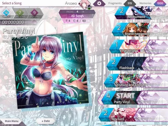 Изображение игры: Arcaea