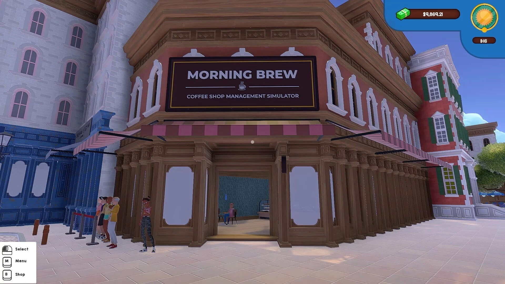 Изображение игры: Morning Brew: Coffee Shop Management Simulator