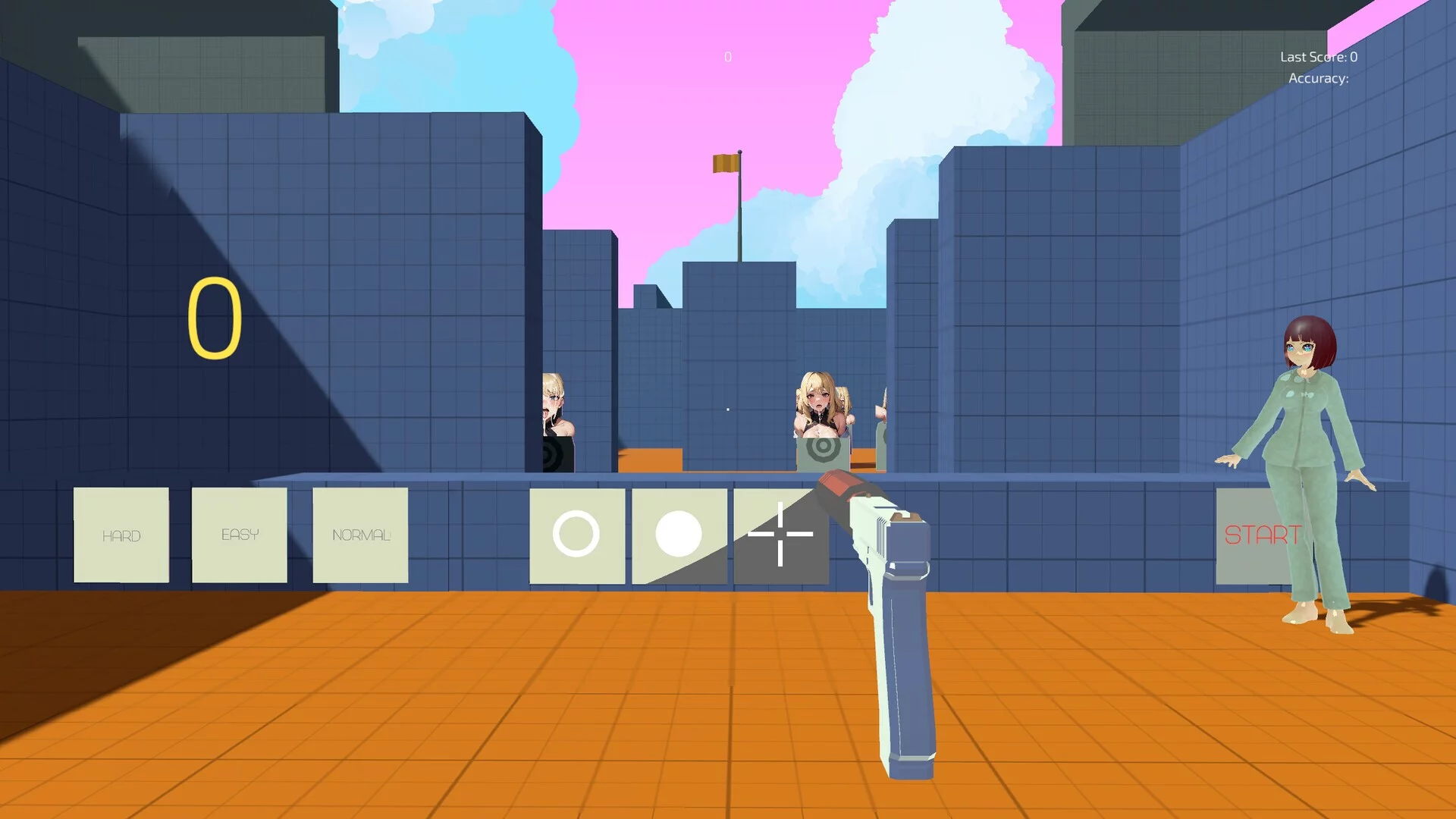 Изображение игры: Waifu Aim Trainer