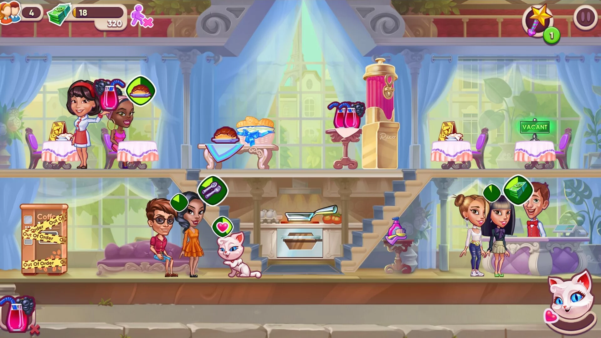 Изображение игры: Cafe Dash: Cooking, Diner Game