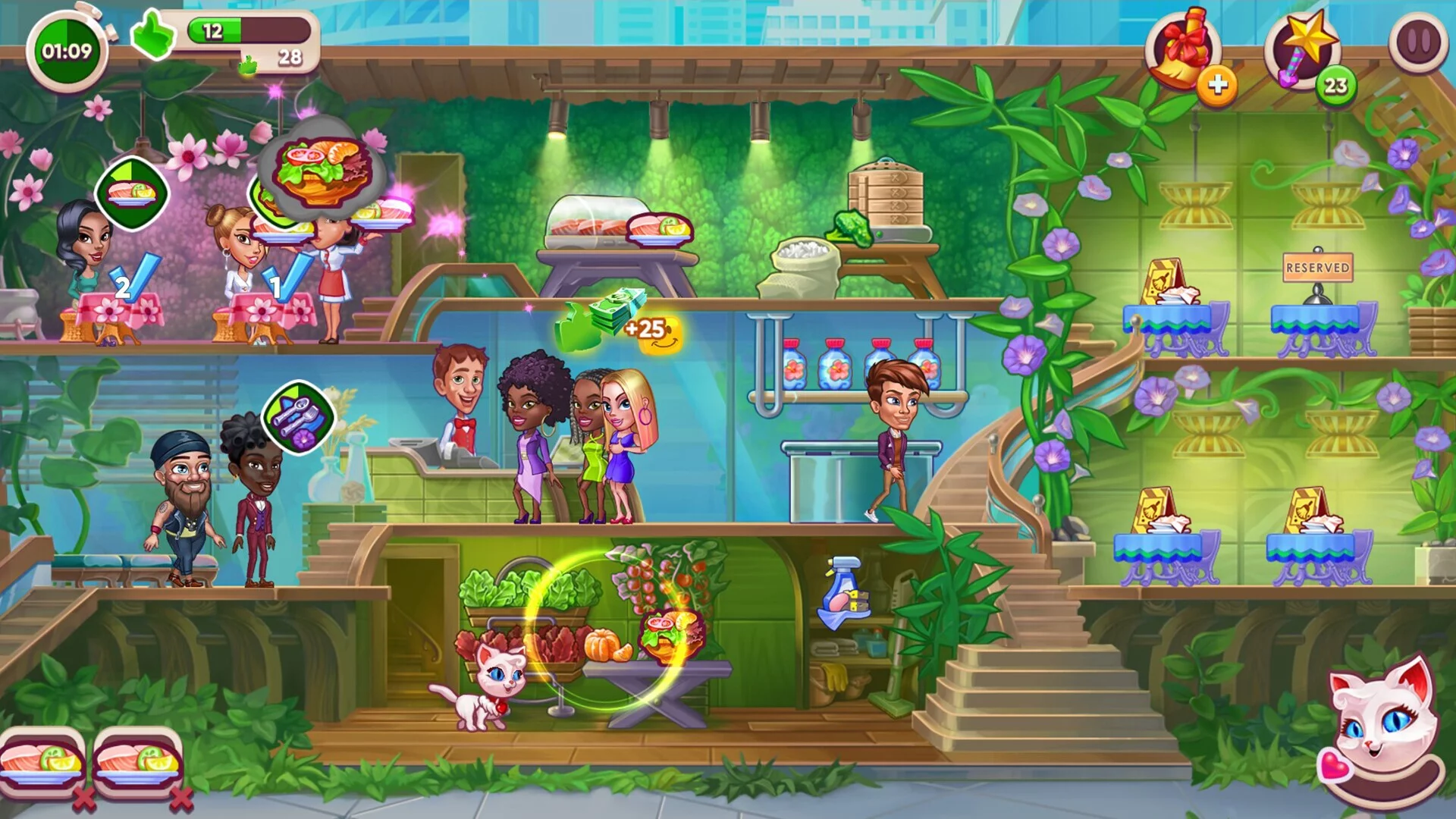 Изображение игры: Cafe Dash: Cooking, Diner Game