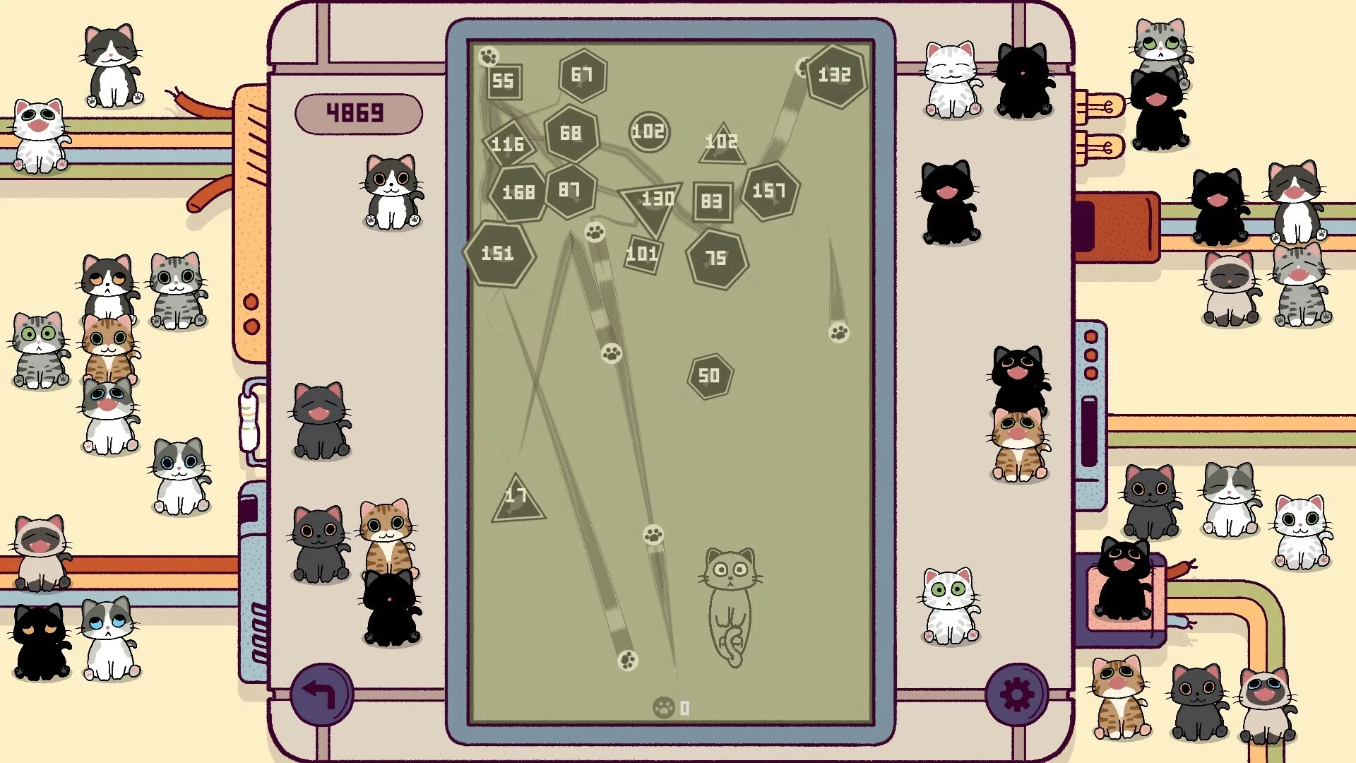 Изображение игры: Cats Bounce Ball