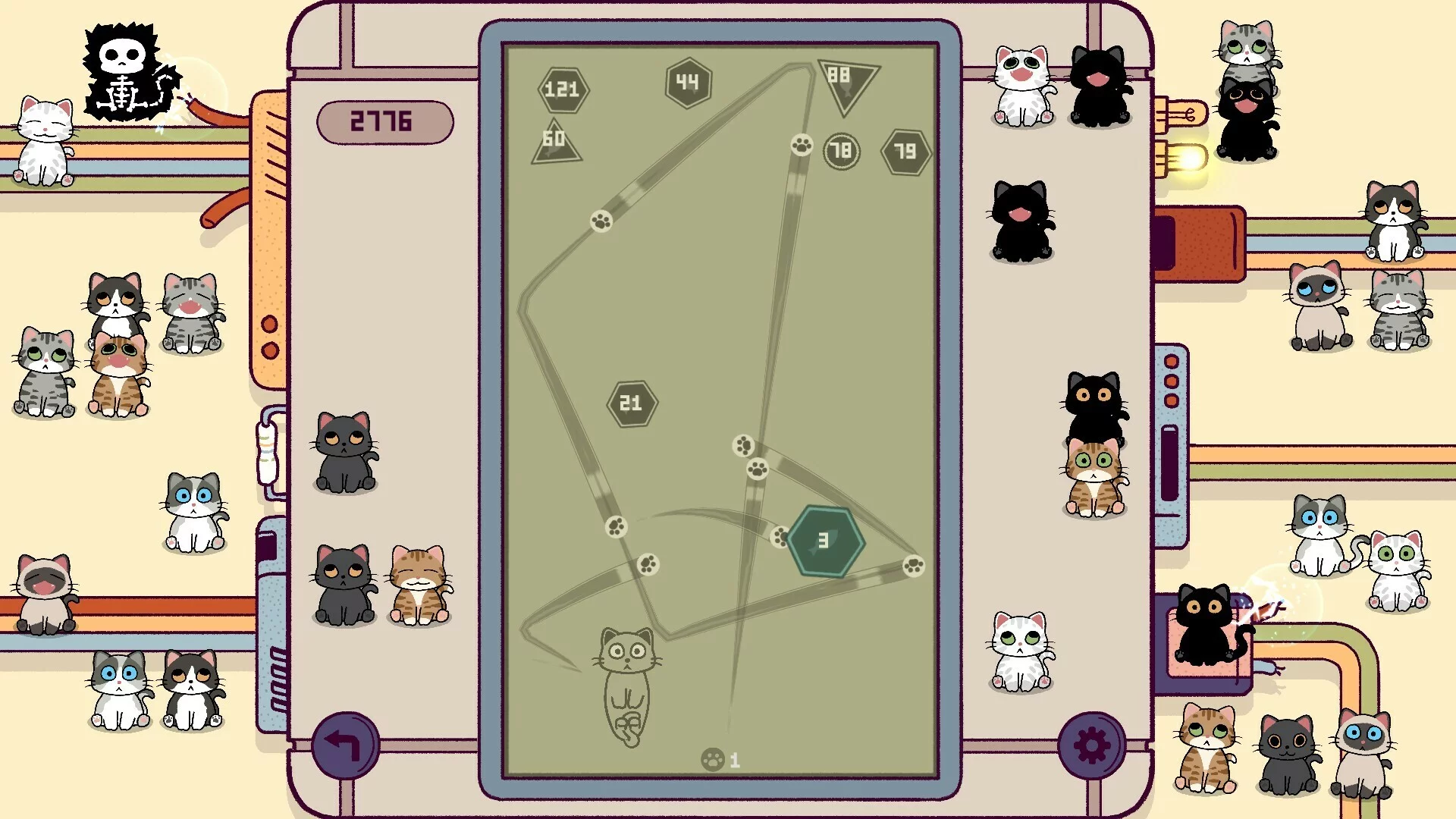 Изображение игры: Cats Bounce Ball