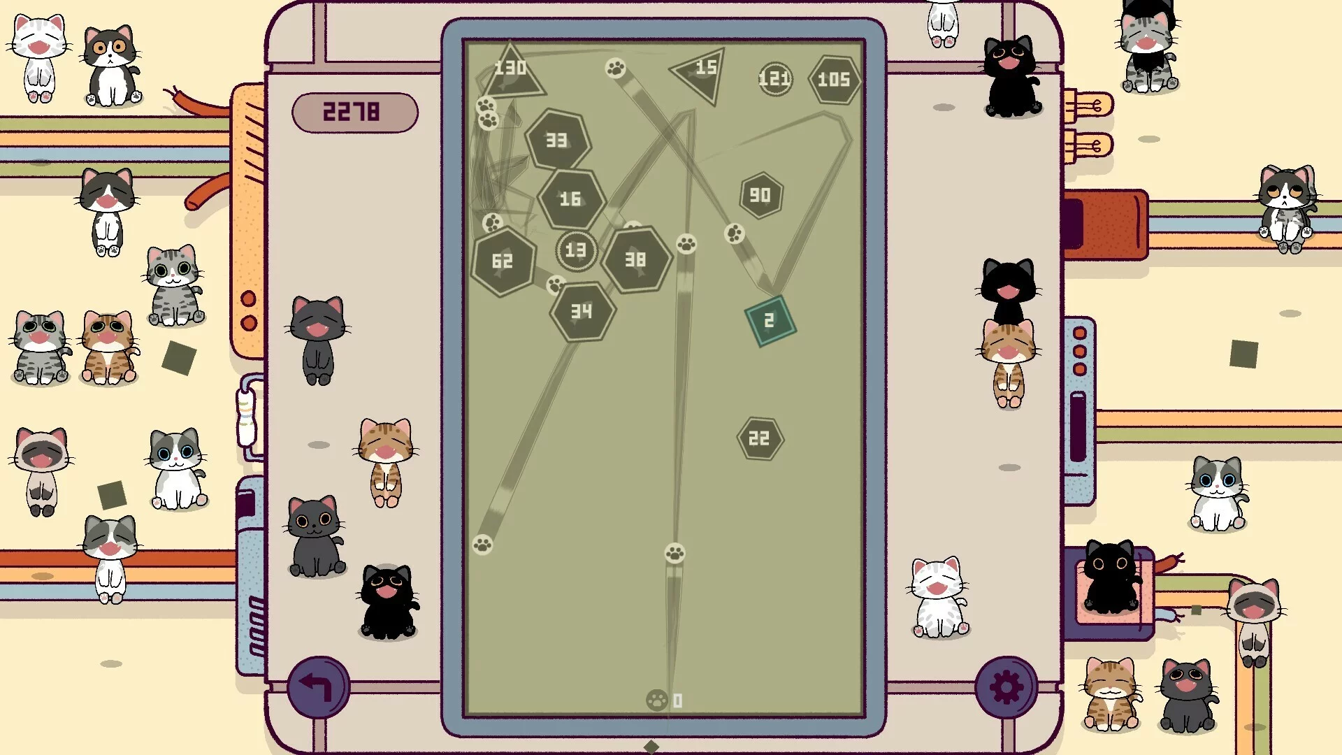 Изображение игры: Cats Bounce Ball