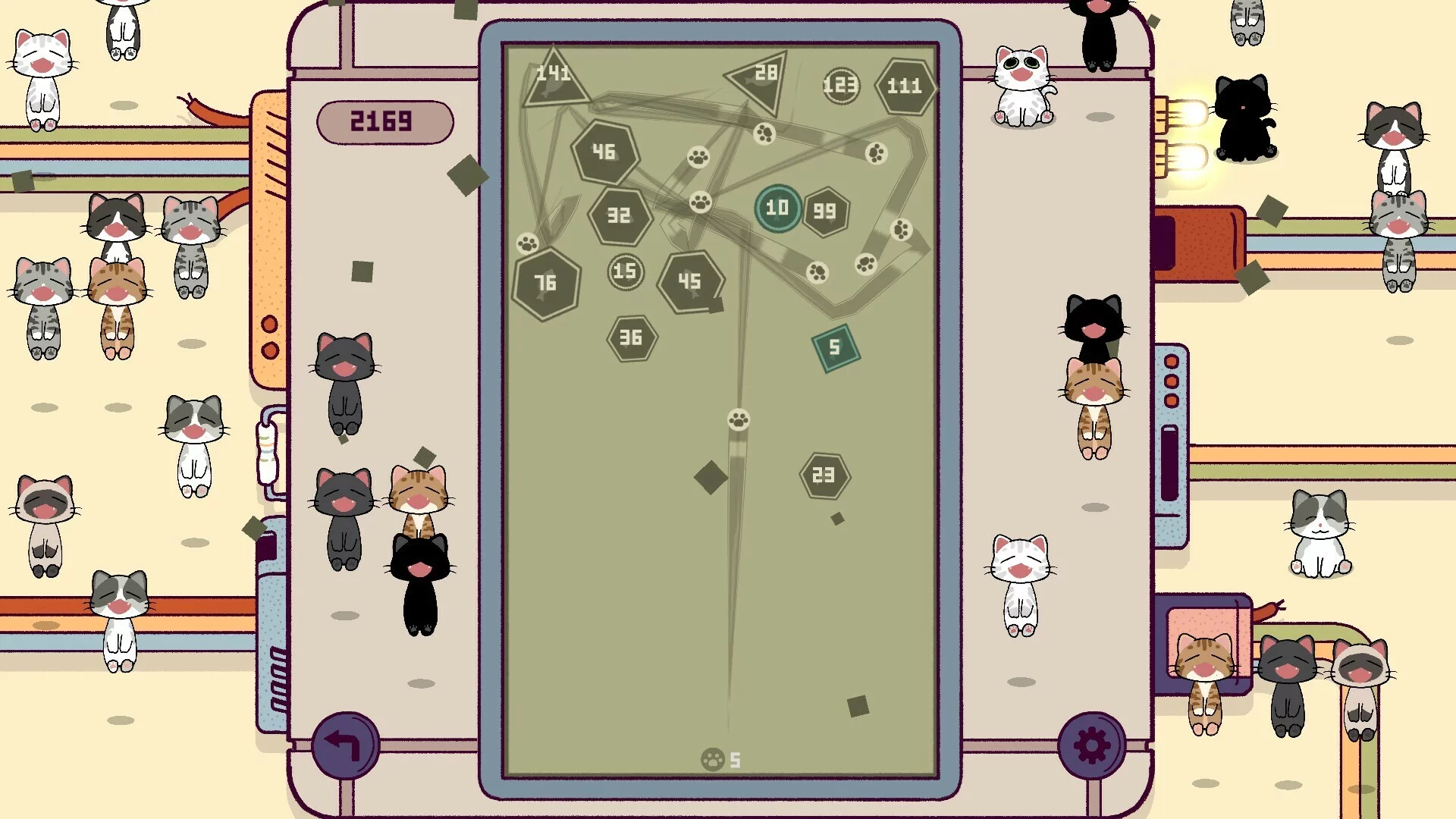 Изображение игры: Cats Bounce Ball