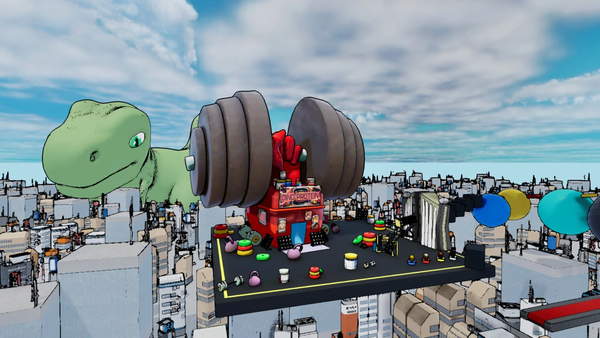 Изображение игры: Flat Fat Fartfest