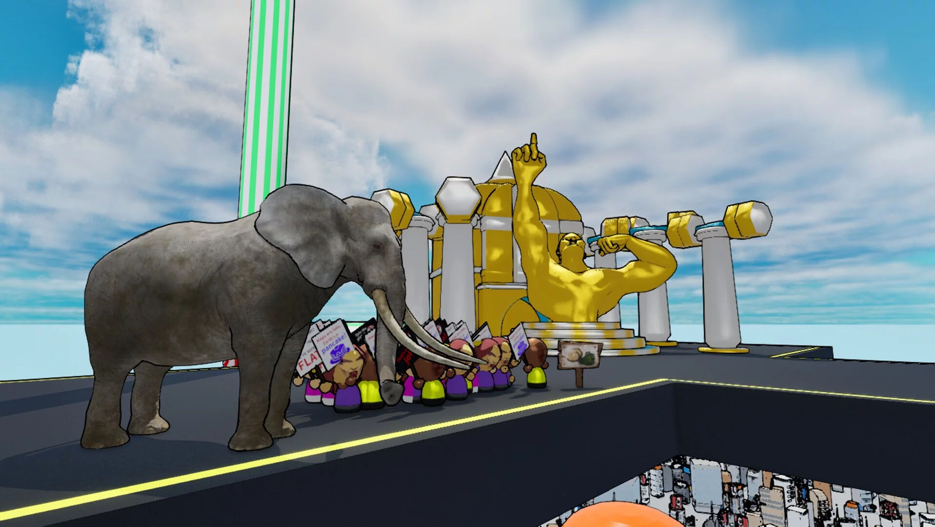 Изображение игры: Flat Fat Fartfest