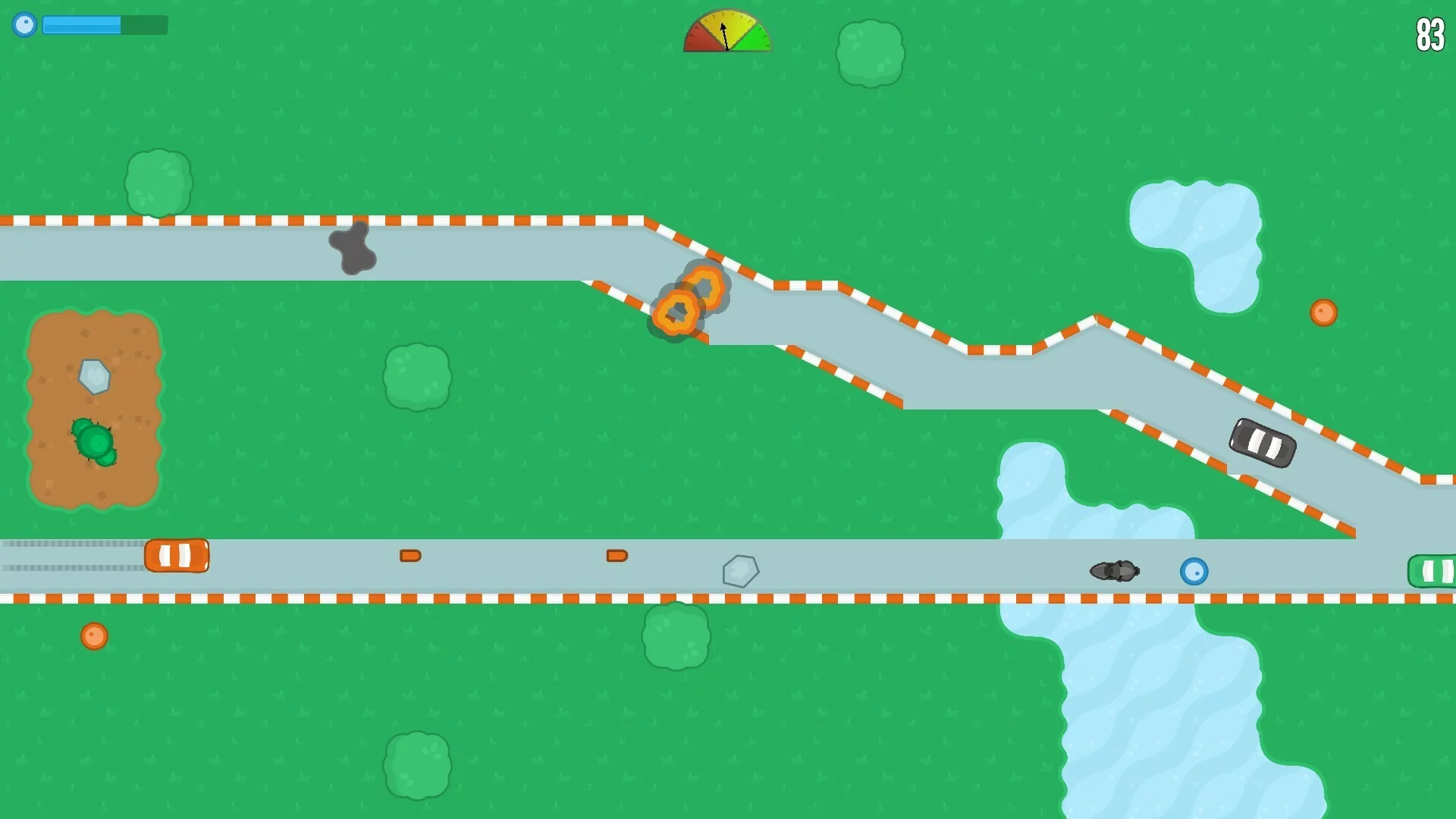 Изображение игры: Hot Rod Racer