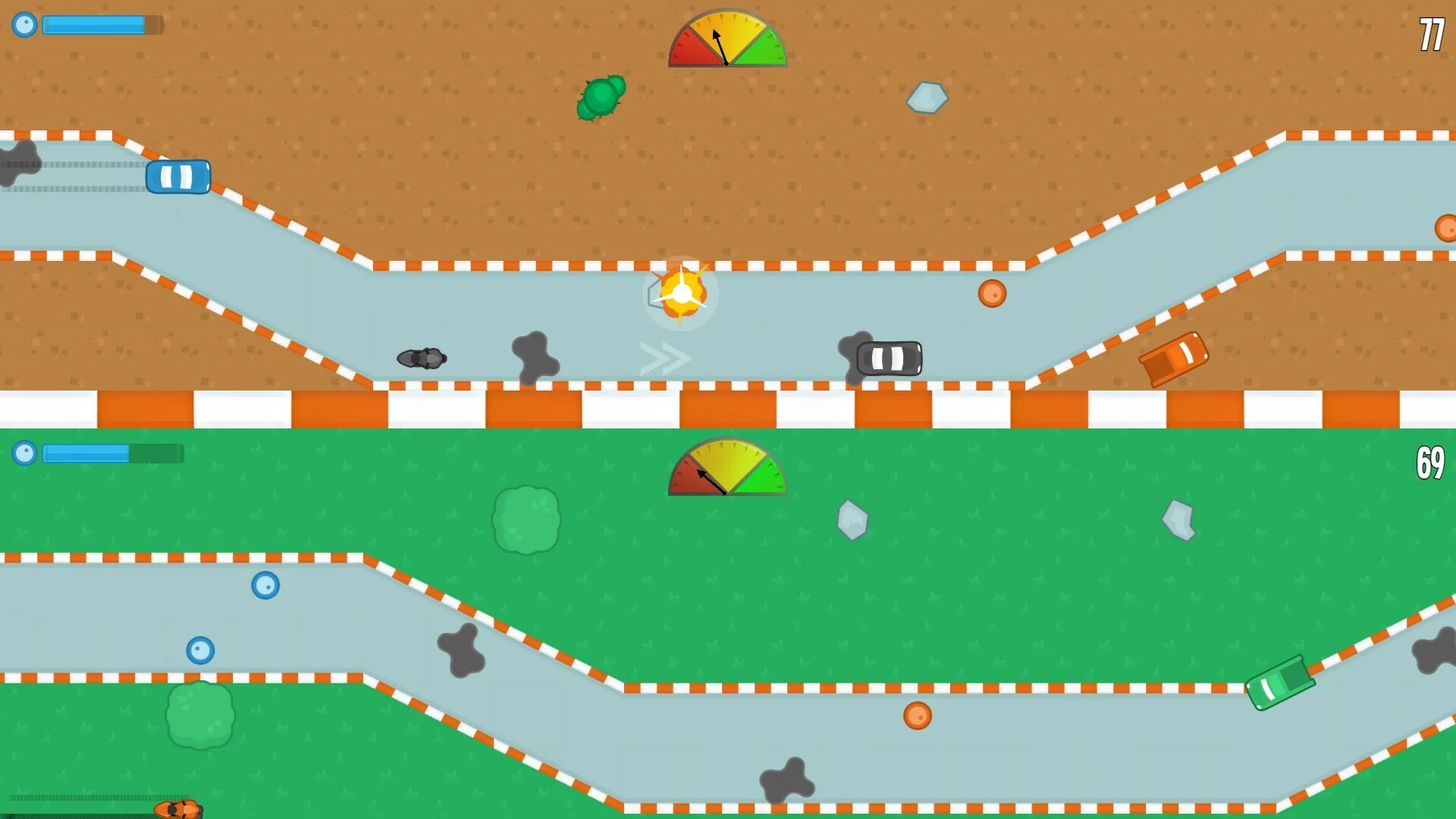 Изображение игры: Hot Rod Racer