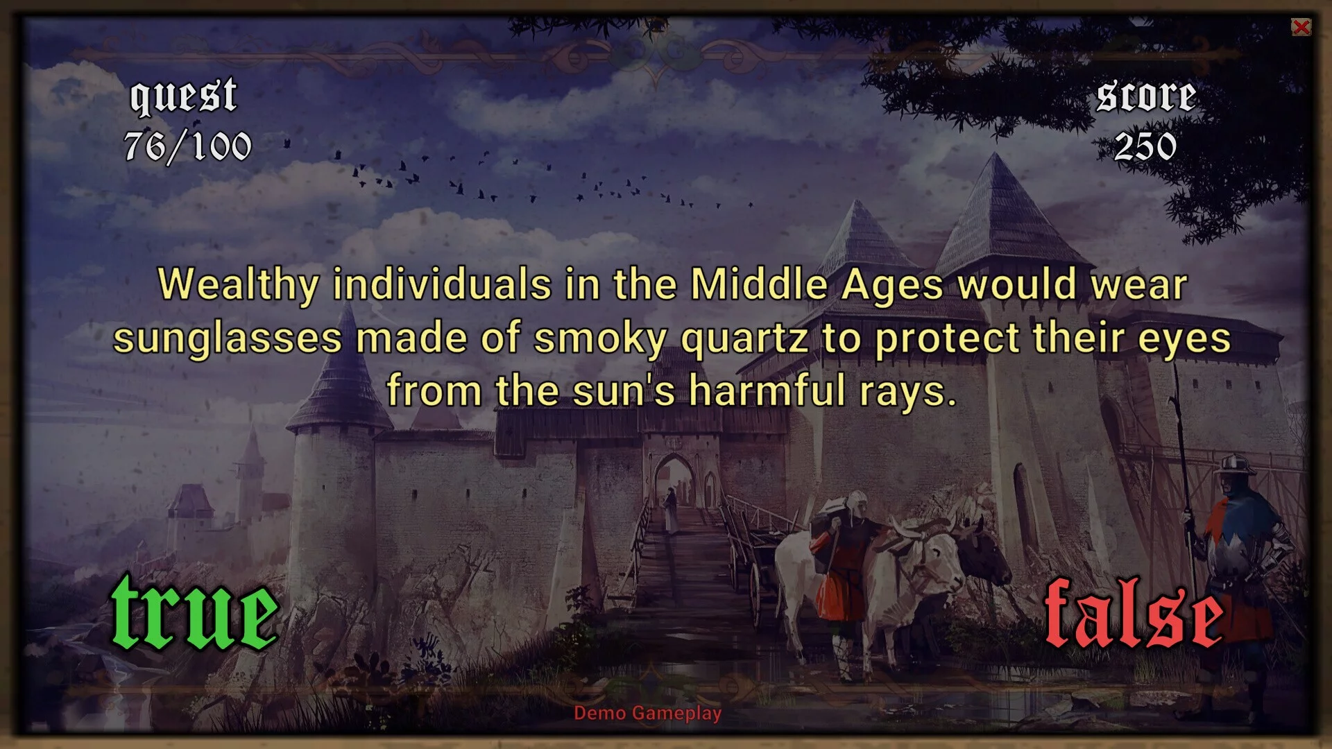 Изображение игры: Medieval Questionnaire