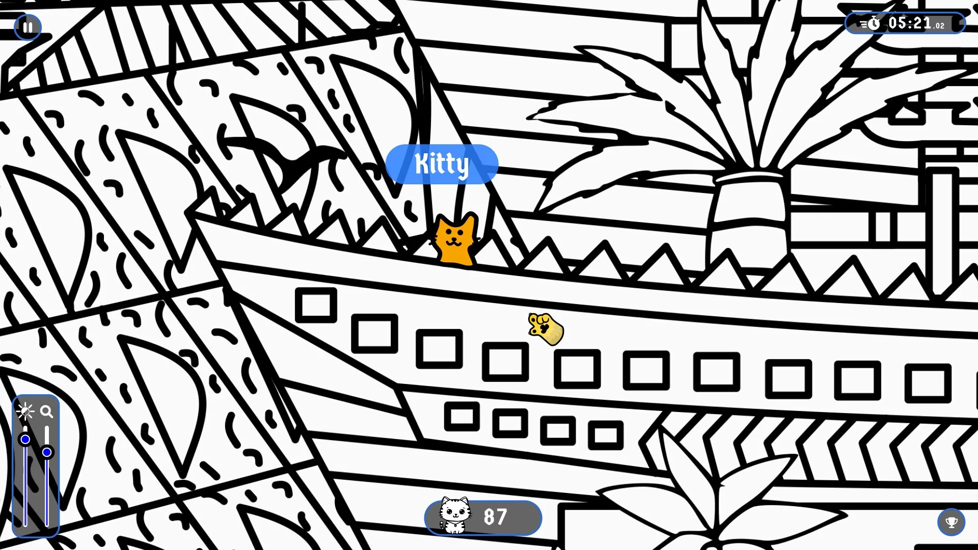 Изображение игры: 101 Cats Hidden in Tokyo