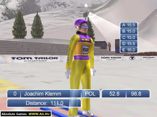 Изображение игры: Ski-jump Challenge 2001