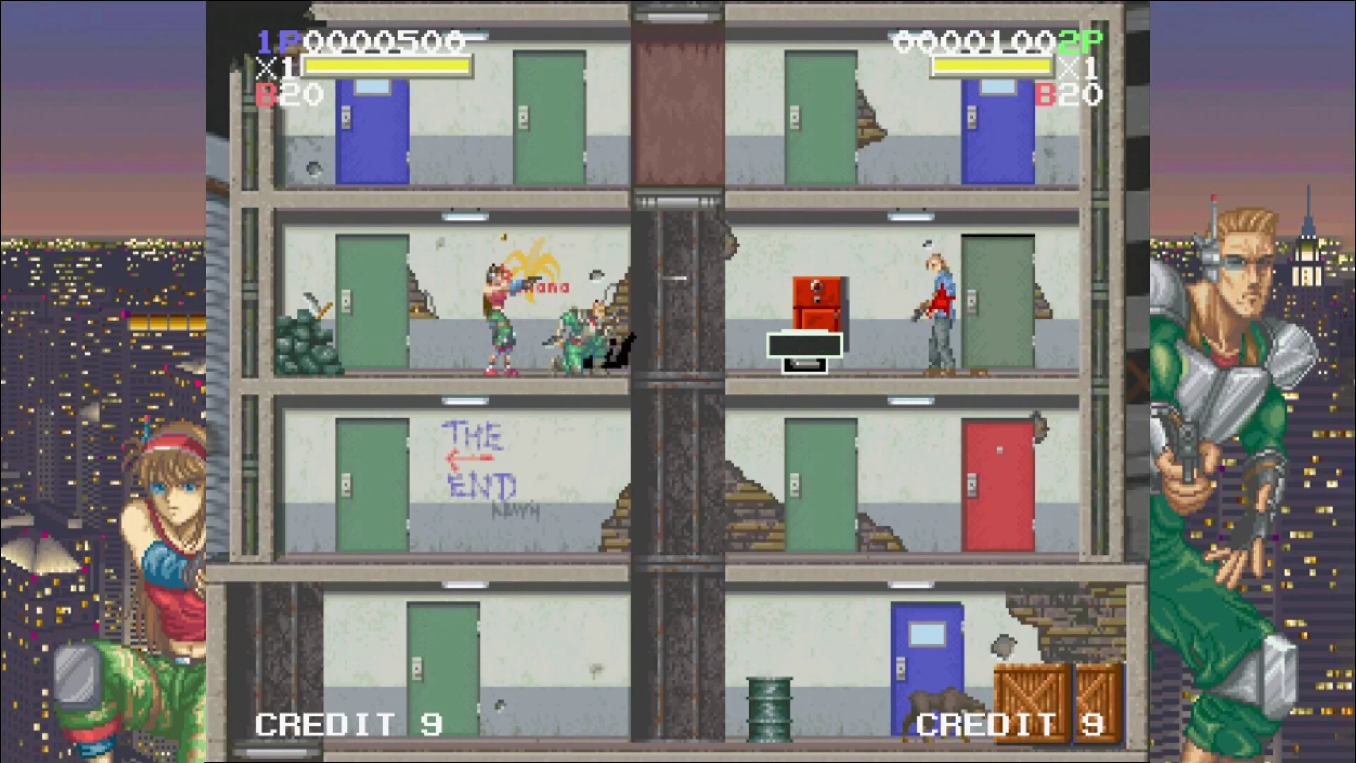 Изображение игры: Elevator Action -Returns- S-Tribute