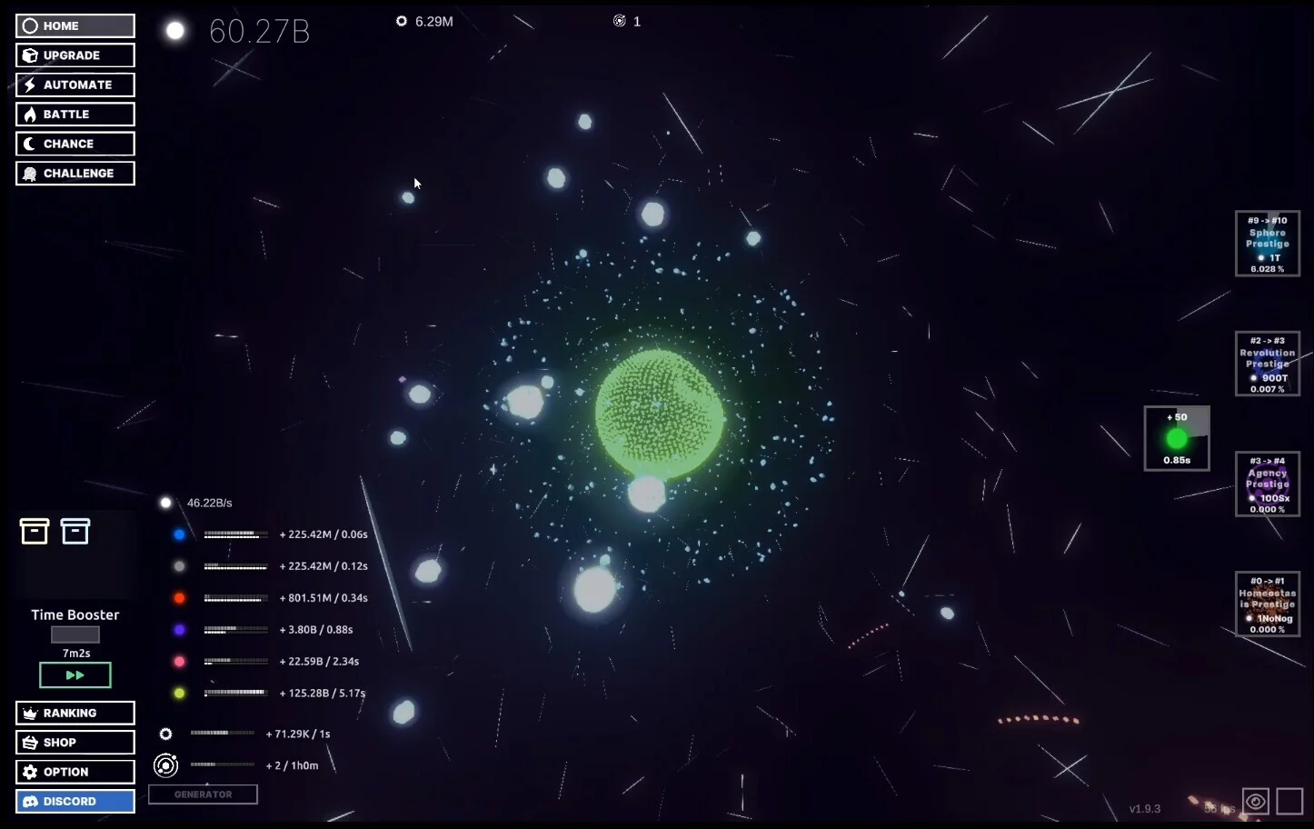 Изображение игры: Idle Sphere