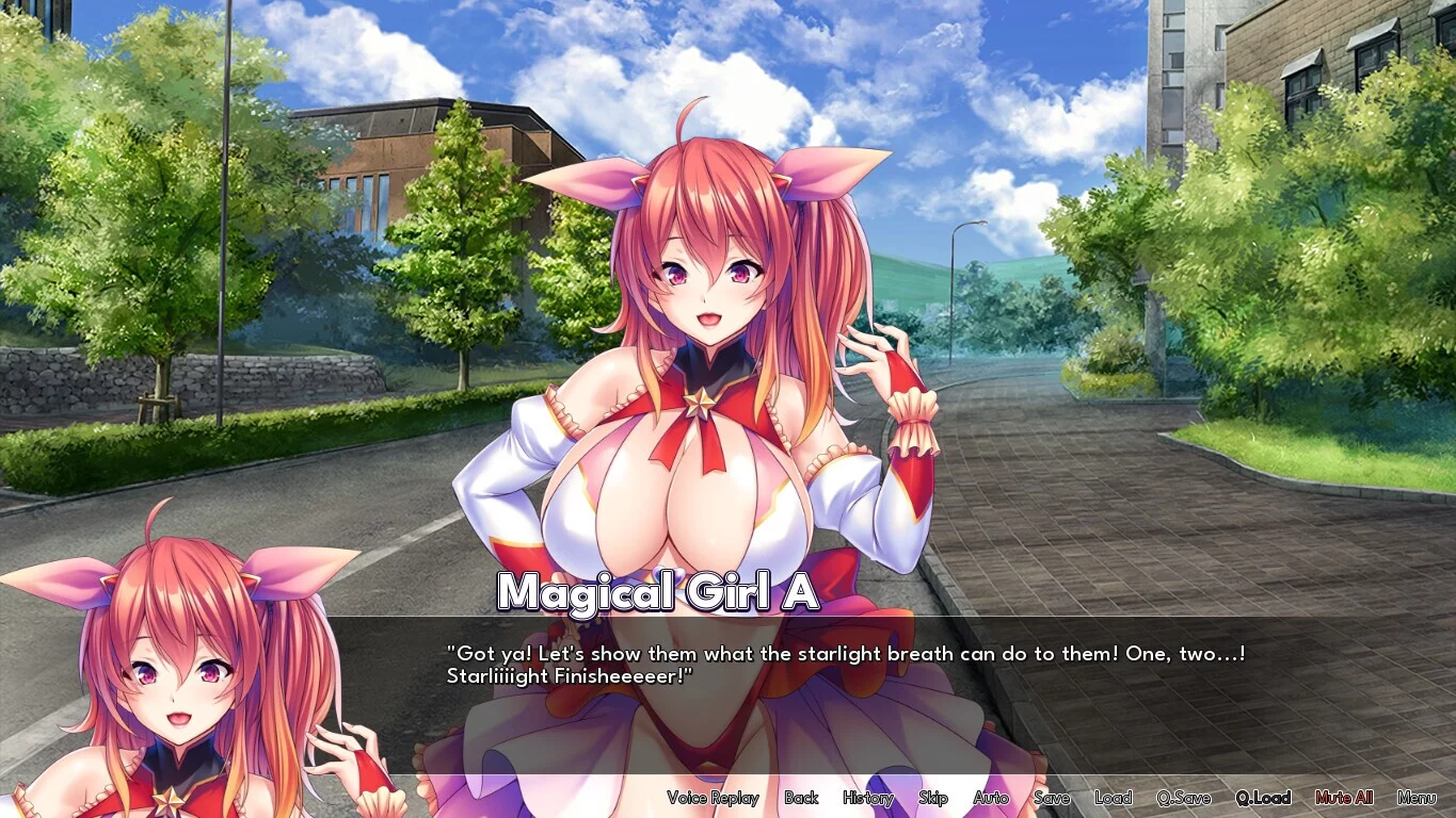 Изображение игры: Magical Gyarus Milk Me for Mana