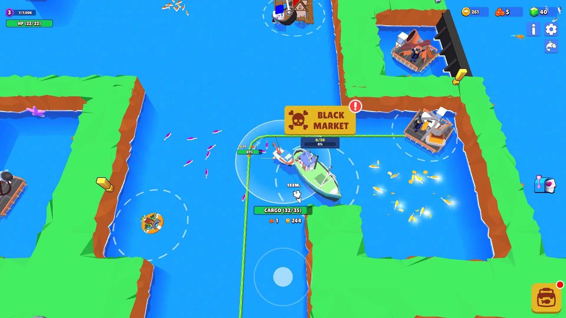 Изображение игры: Fish Idle 2: Underwater Mystery