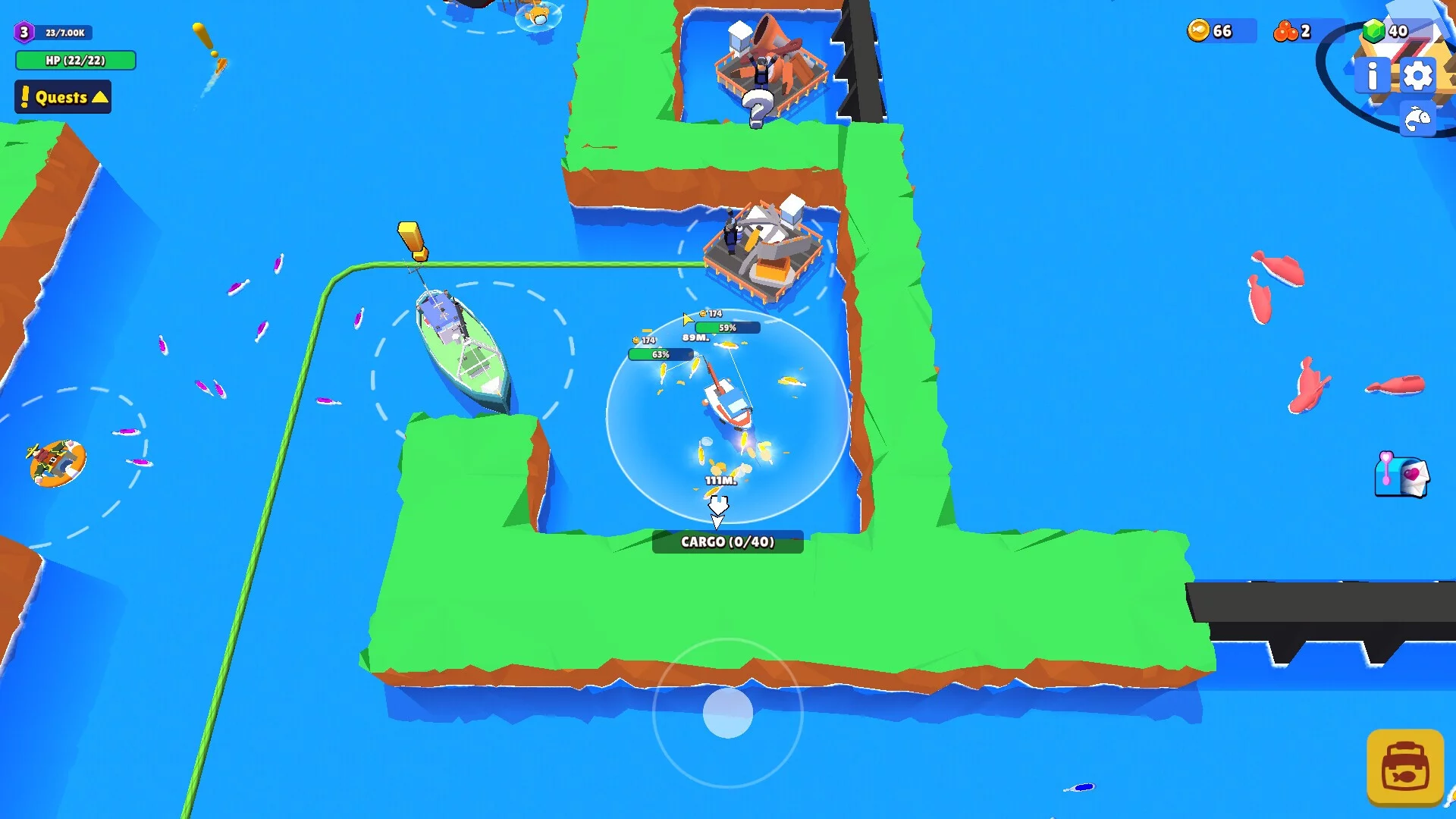 Изображение игры: Fish Idle 2: Underwater Mystery