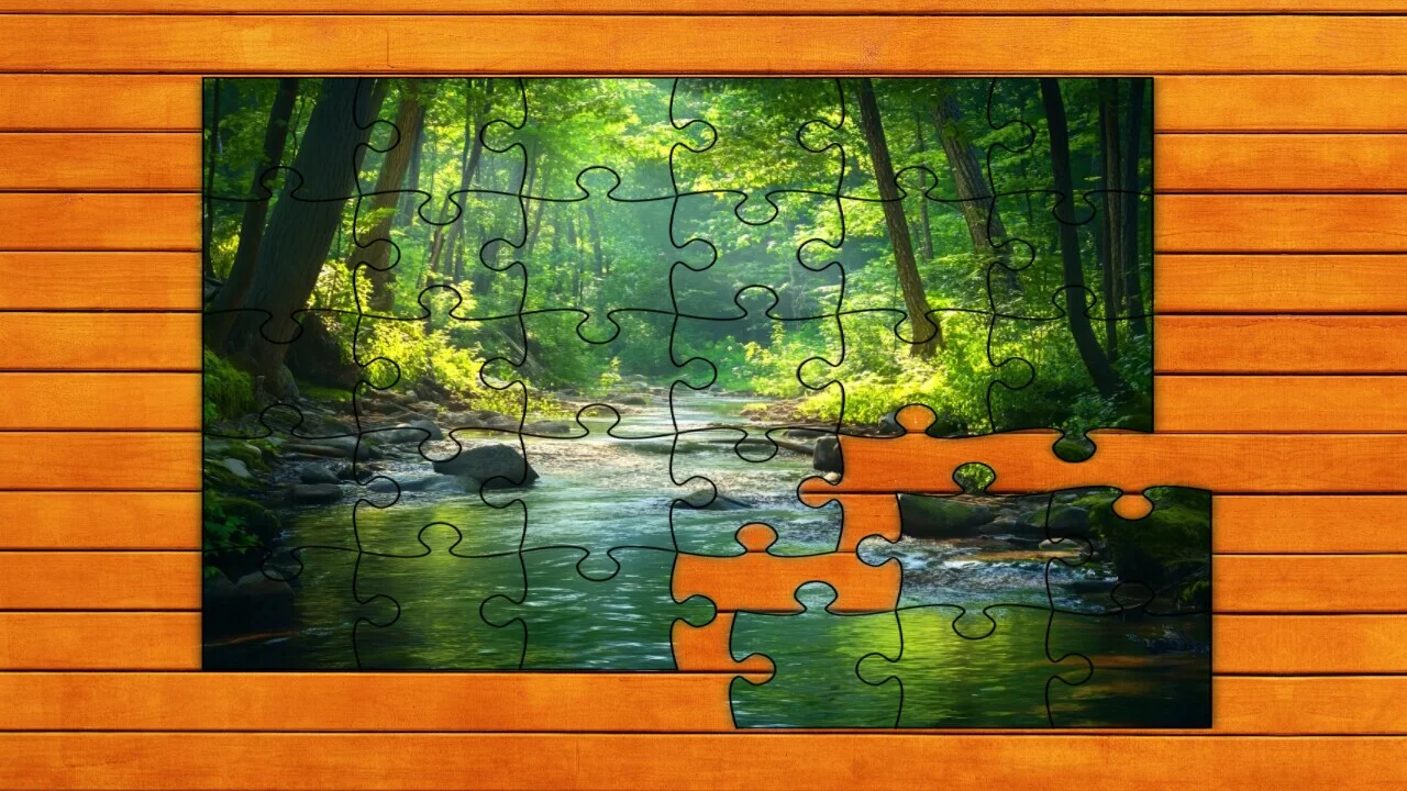 Изображение игры: USA Nature's Trails Jigsaw Edition