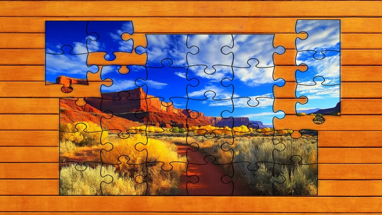 Изображение игры: USA Nature's Trails Jigsaw Edition