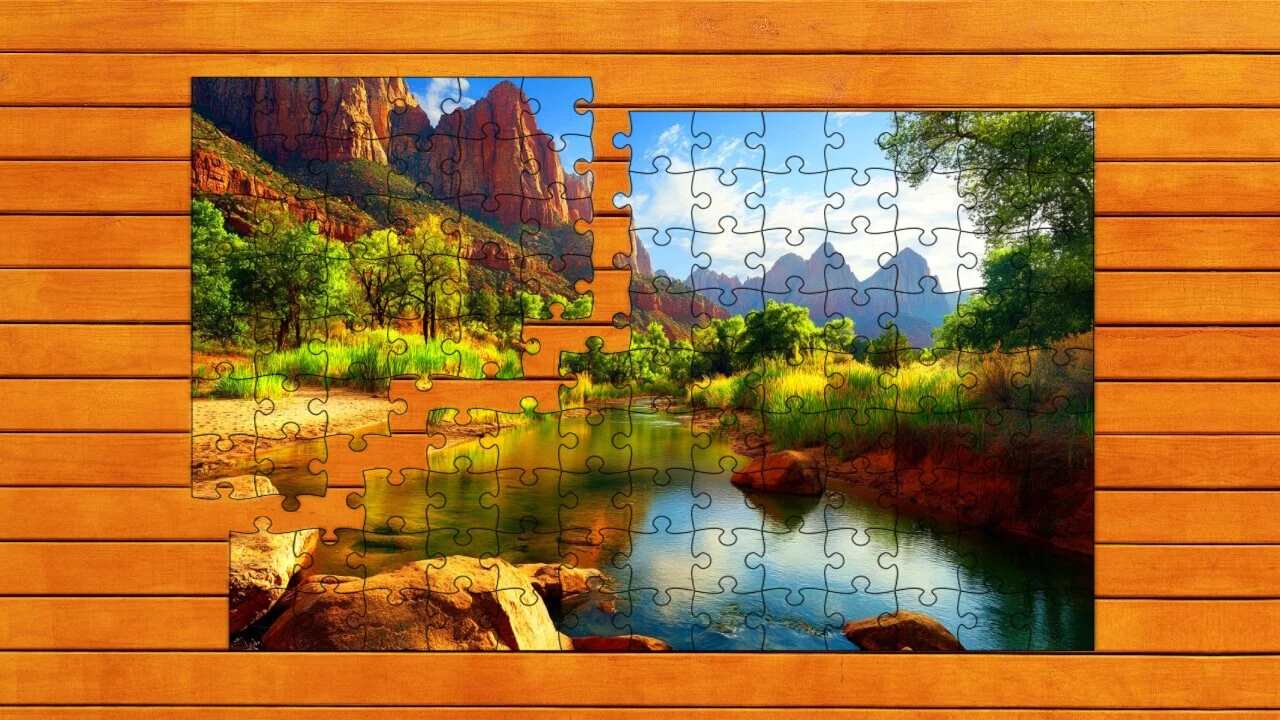 Изображение игры: USA Nature's Trails Jigsaw Edition
