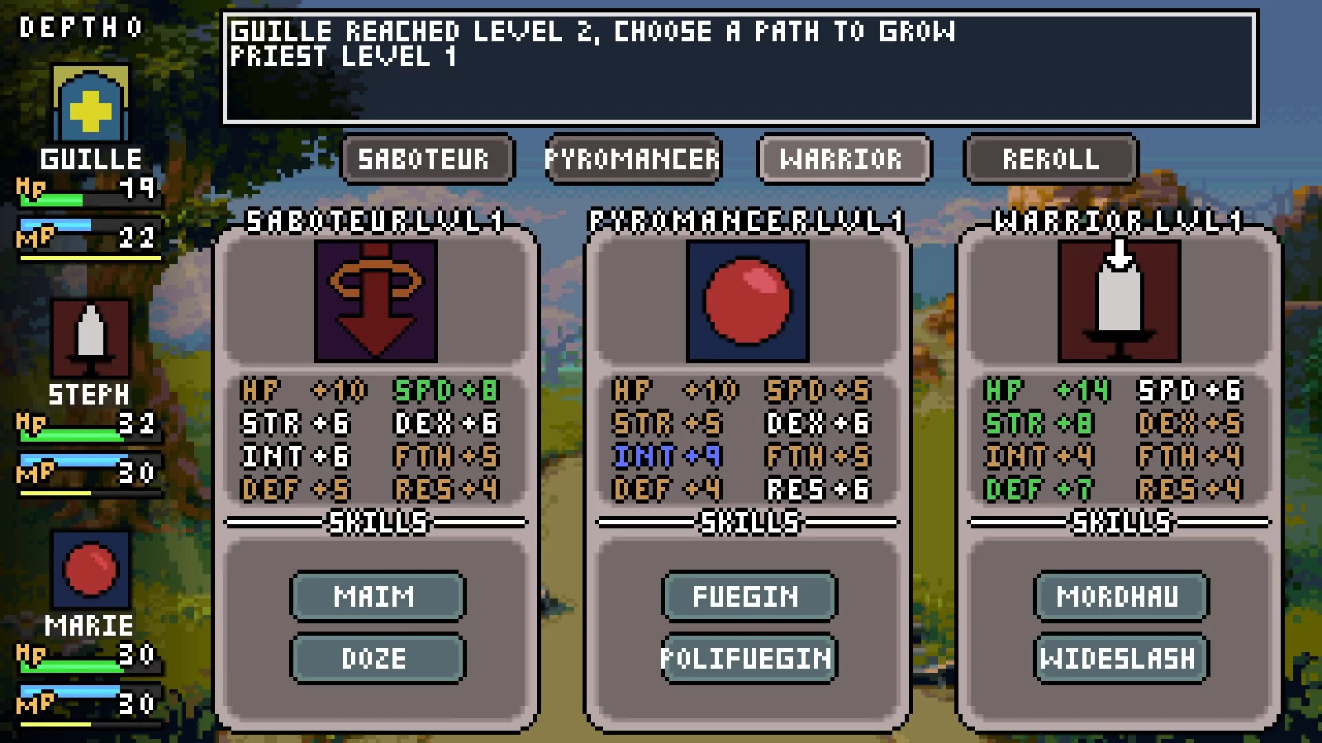 Изображение игры: Depths of Faveg