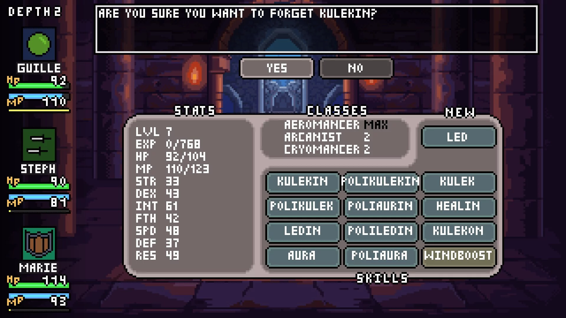 Изображение игры: Depths of Faveg