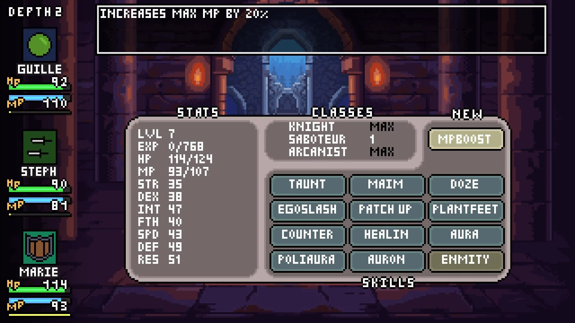 Изображение игры: Depths of Faveg