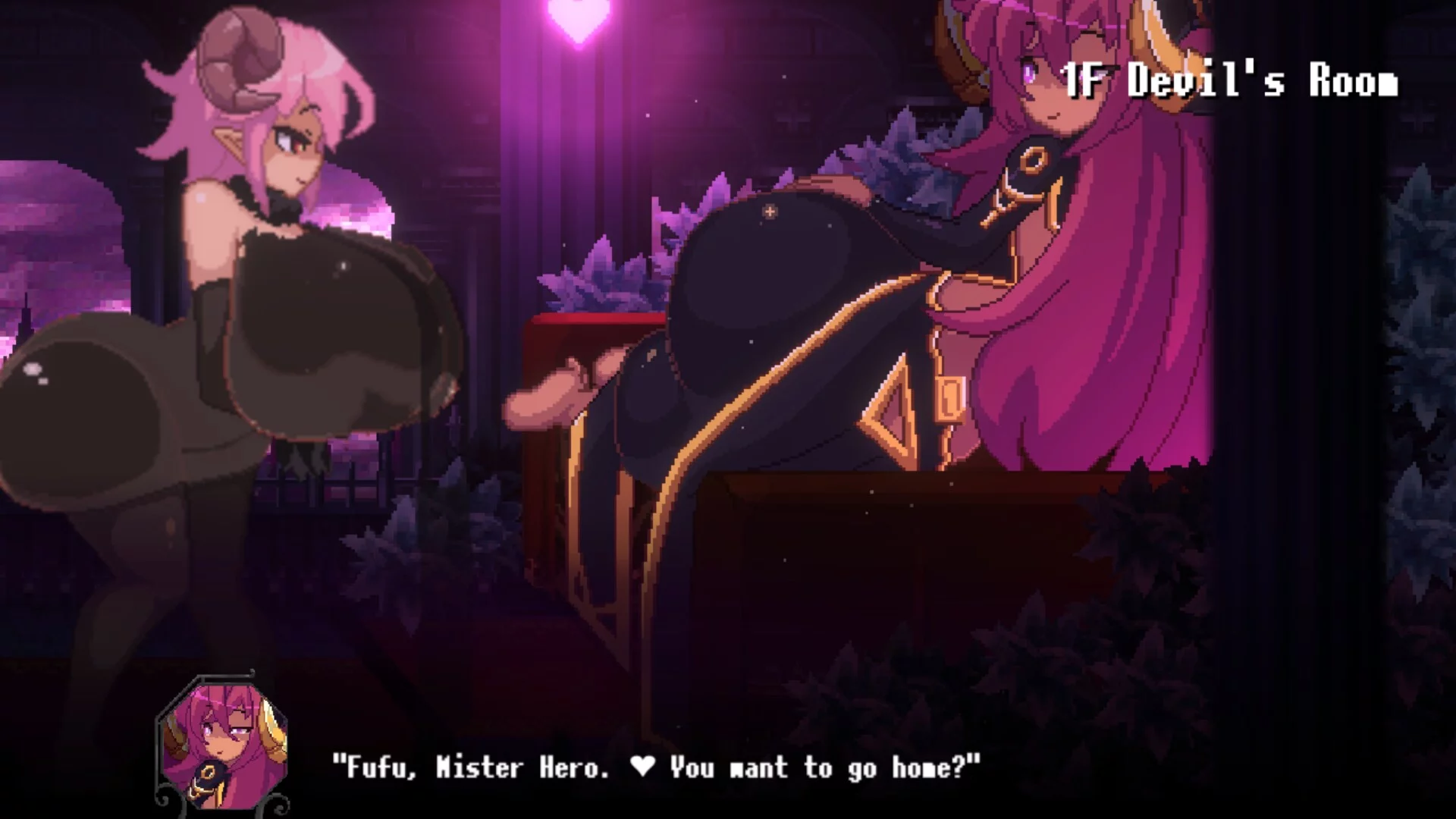 Изображение игры: A Lose Hero in the Castle of the Succubi