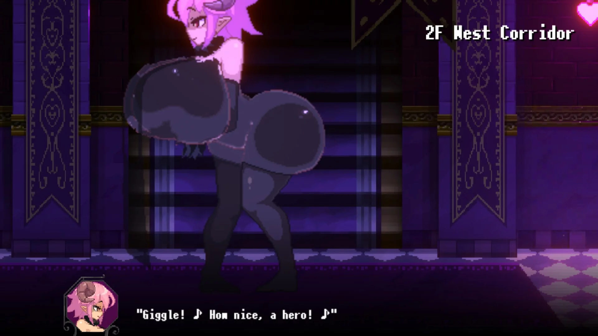 Изображение игры: A Lose Hero in the Castle of the Succubi