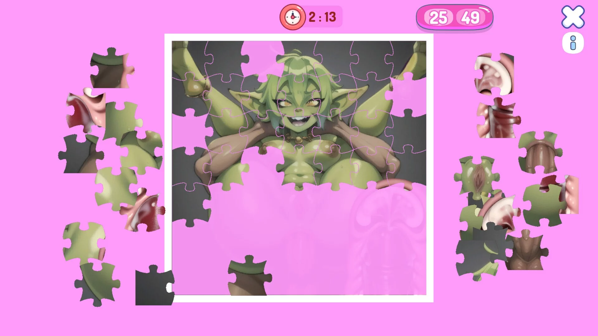Изображение игры: Monster Girl Puzzle
