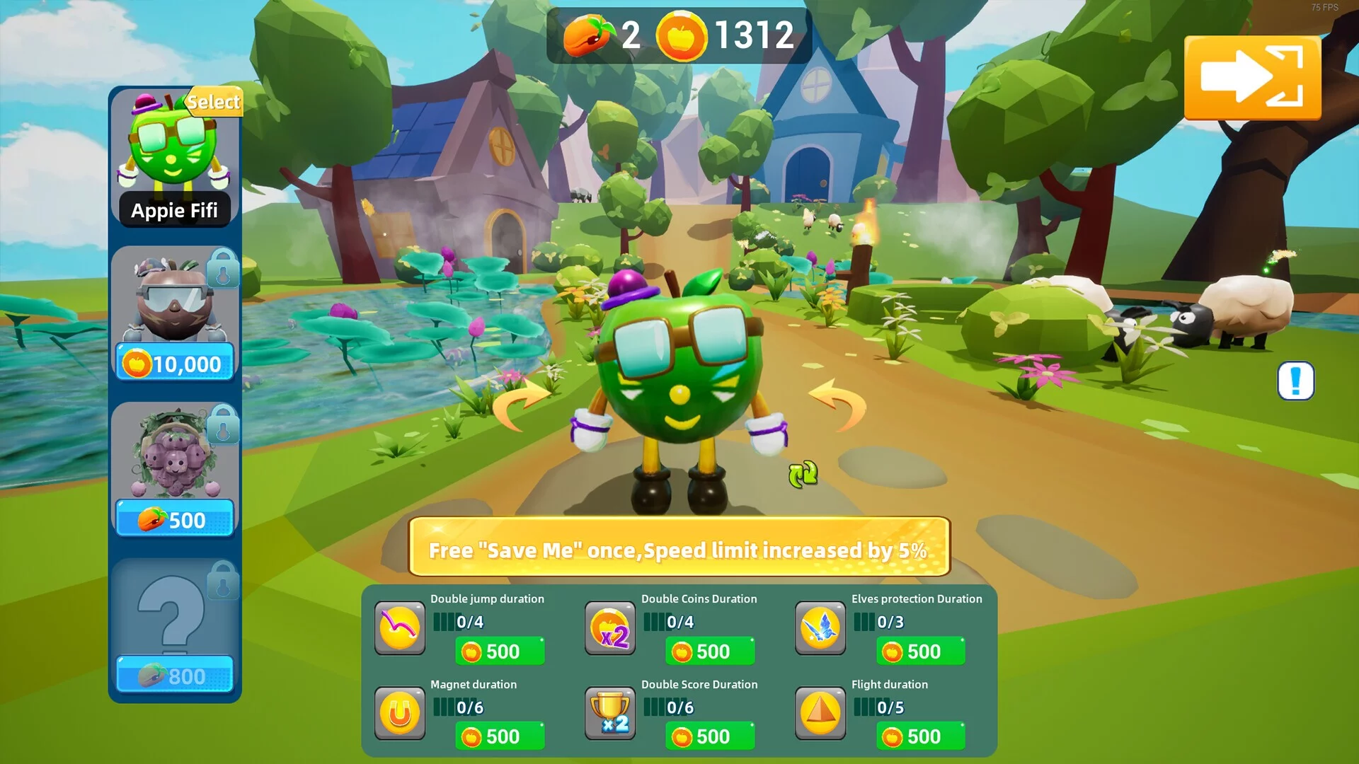 Изображение игры: Fruit Run: Challenge