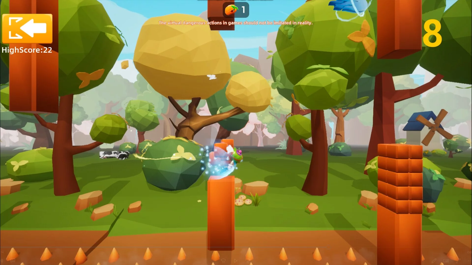 Изображение игры: Fruit Run: Challenge