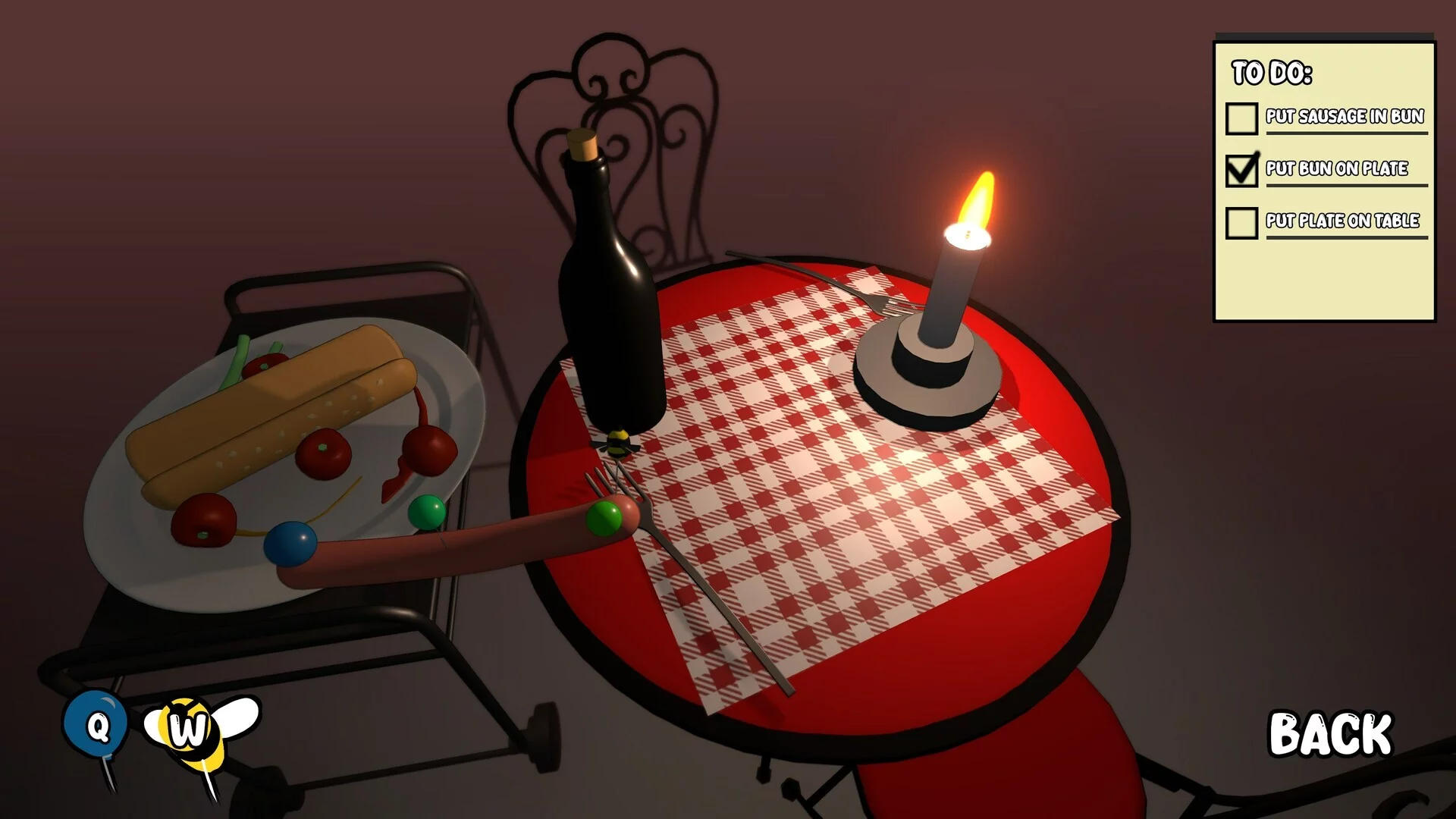 Изображение игры: Put the Sausage in the Bun