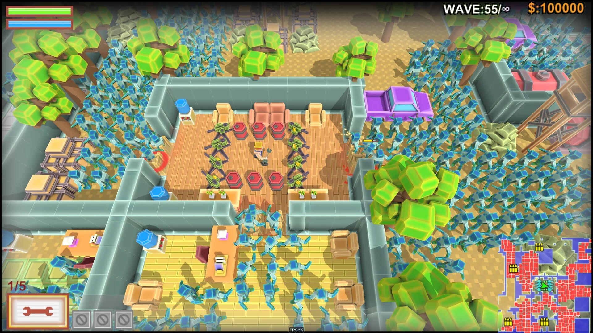Изображение игры: Zombie Siege：Room War