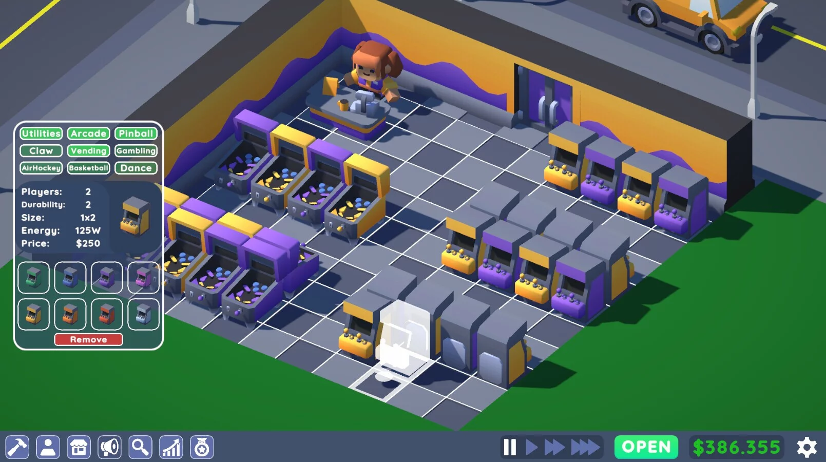 Изображение игры: Arcade Empire Tycoon