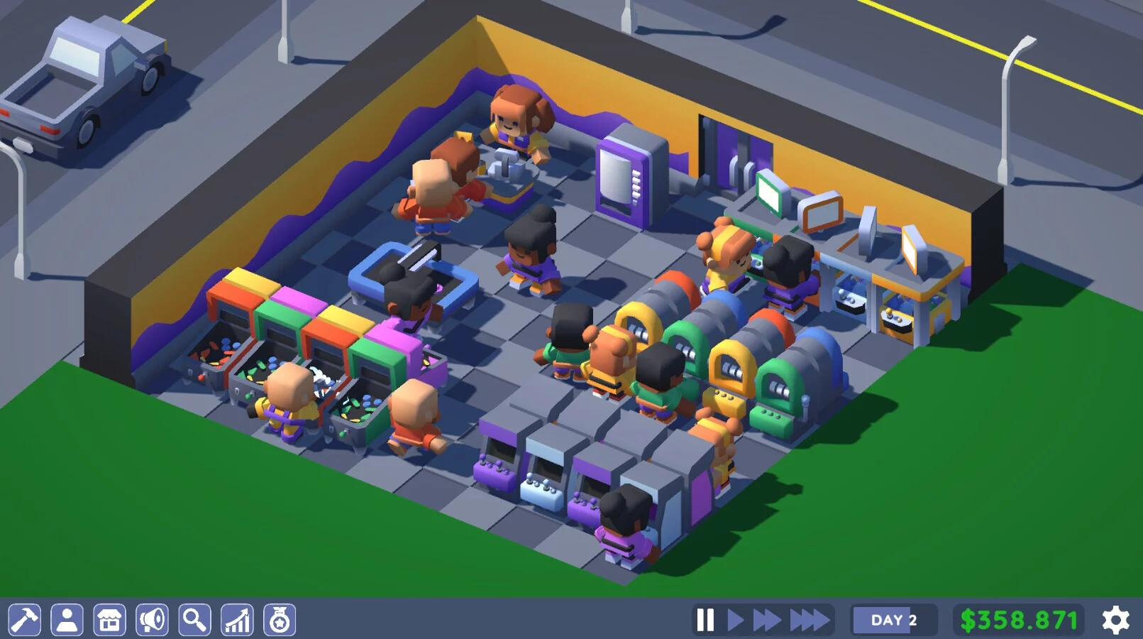 Изображение игры: Arcade Empire Tycoon