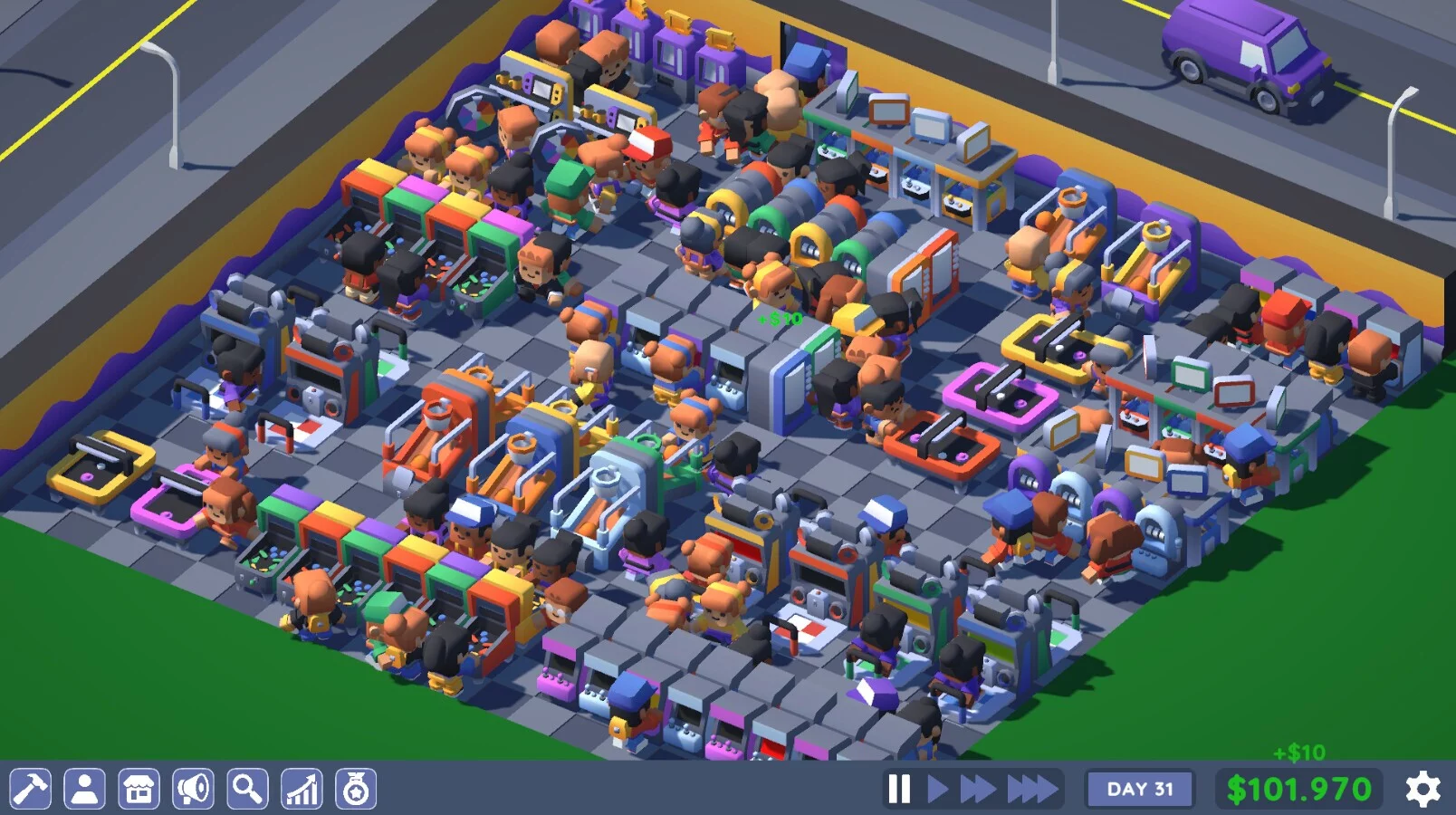 Изображение игры: Arcade Empire Tycoon