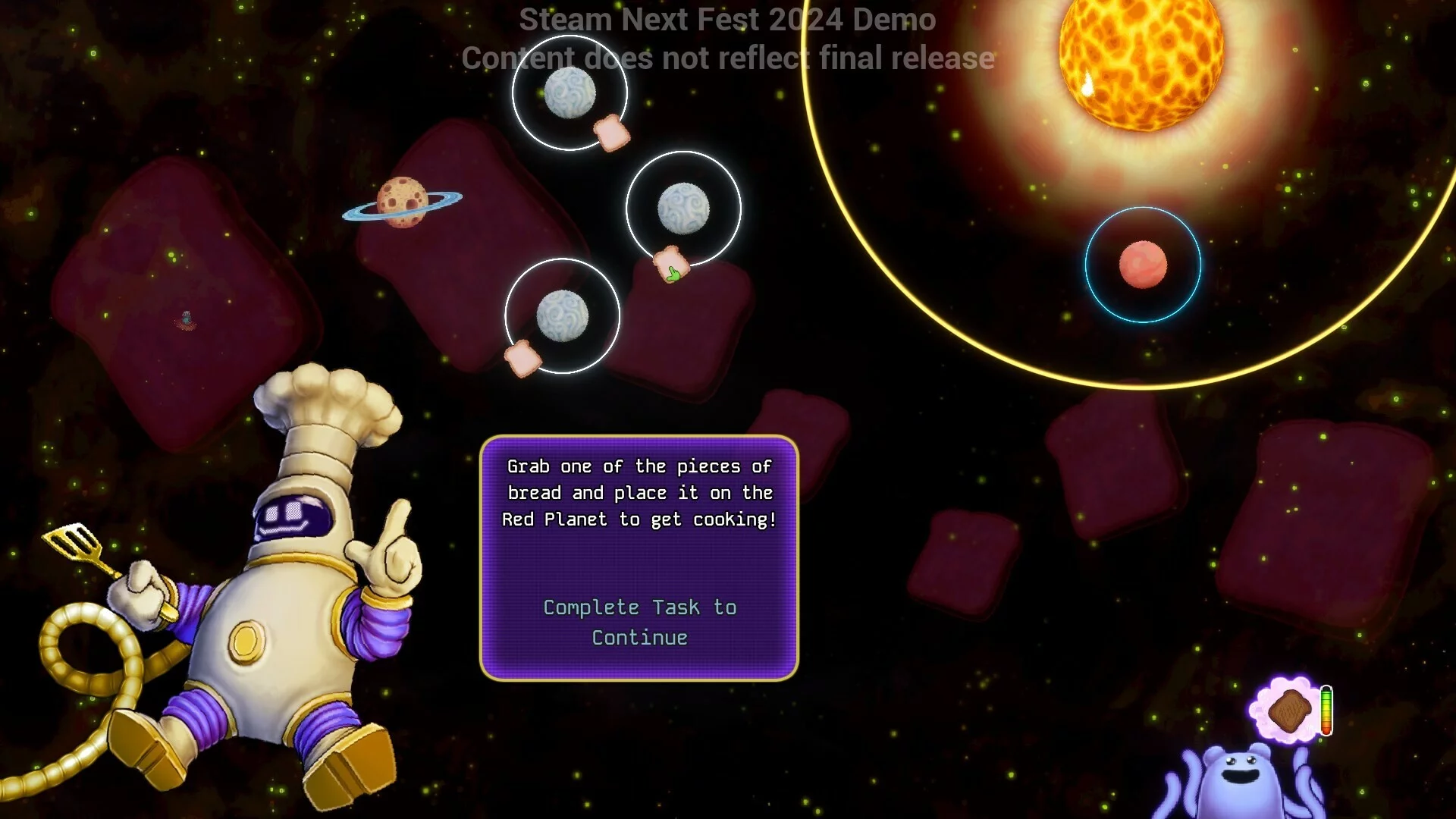 Изображение игры: Cosmic Kitchen