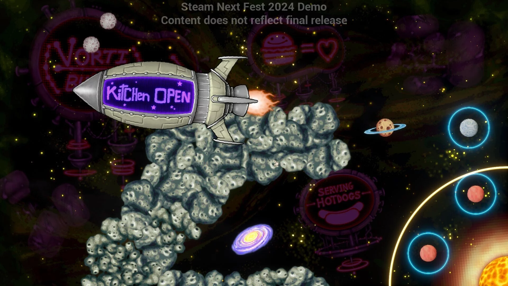 Изображение игры: Cosmic Kitchen