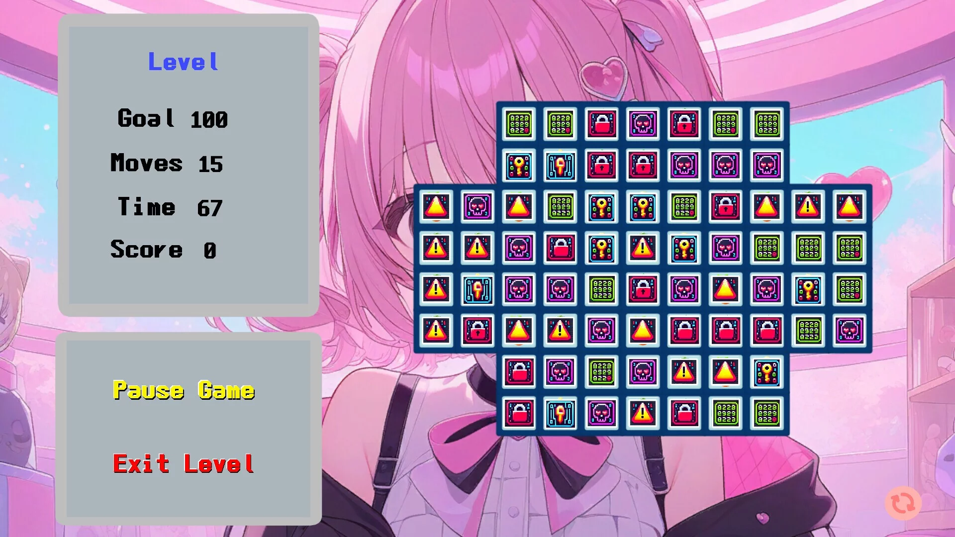 Изображение игры: Idol Hacked!
