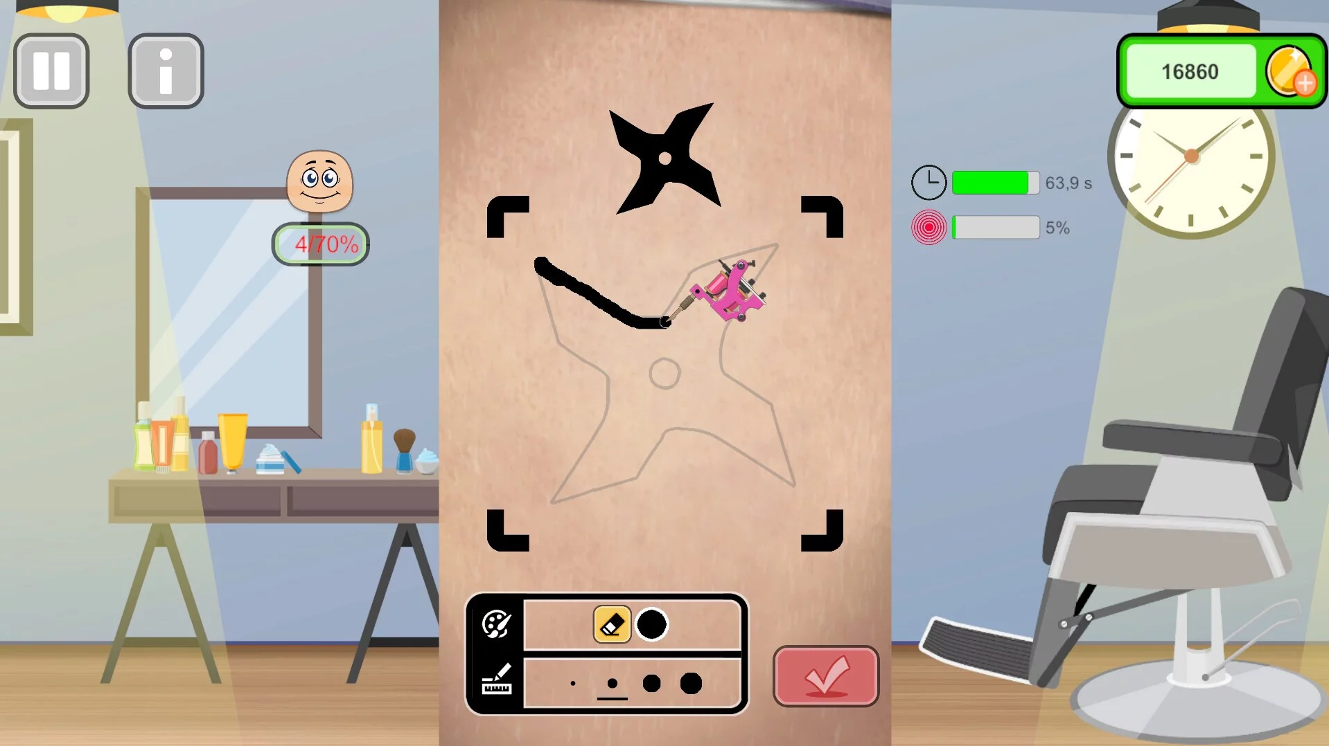 Изображение игры: Tattoo Studio Simulator