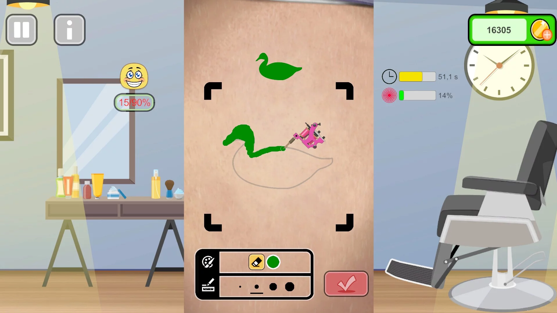 Изображение игры: Tattoo Studio Simulator