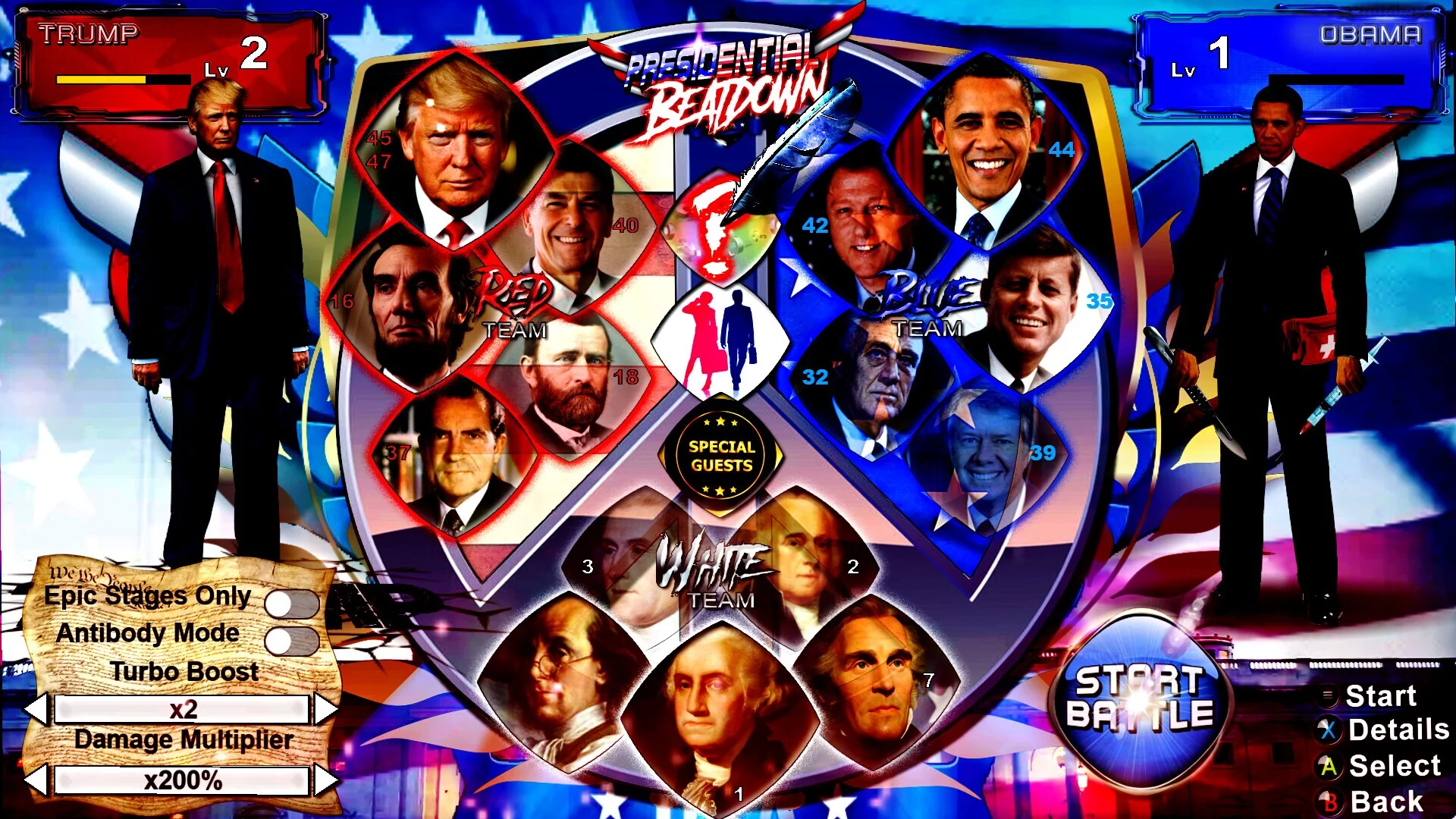 Изображение игры: Presidential Beatdown