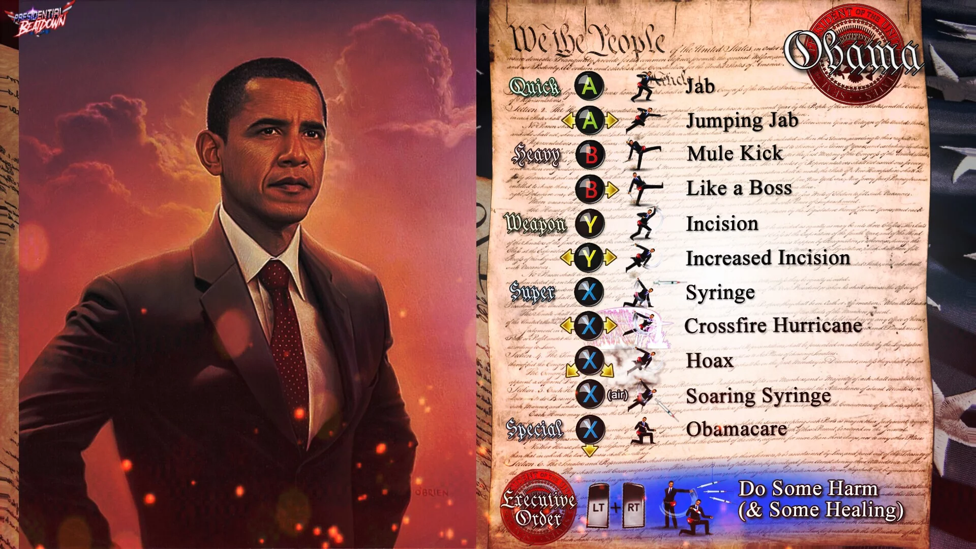 Изображение игры: Presidential Beatdown
