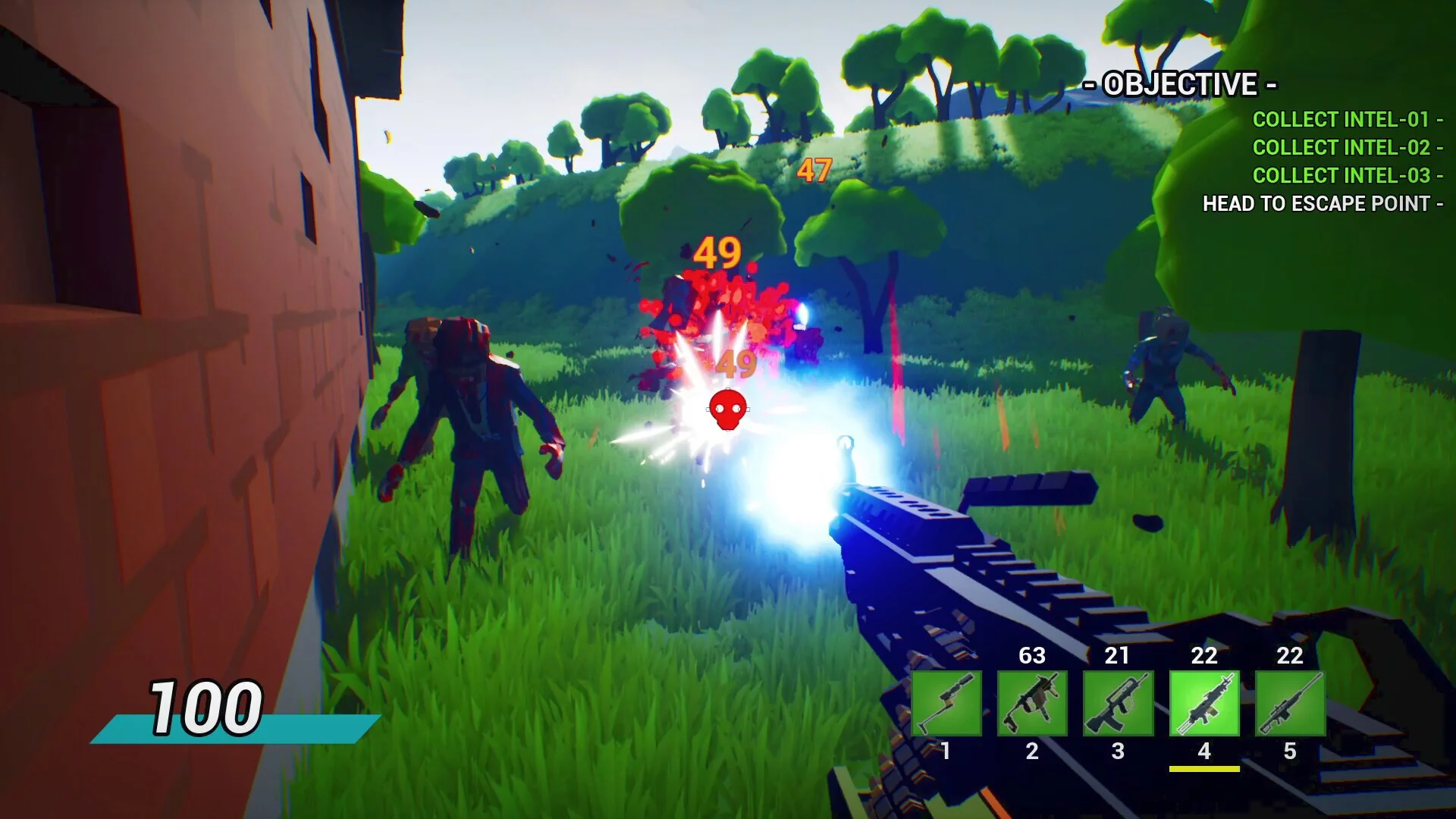 Изображение игры: Escape From Infection Zone
