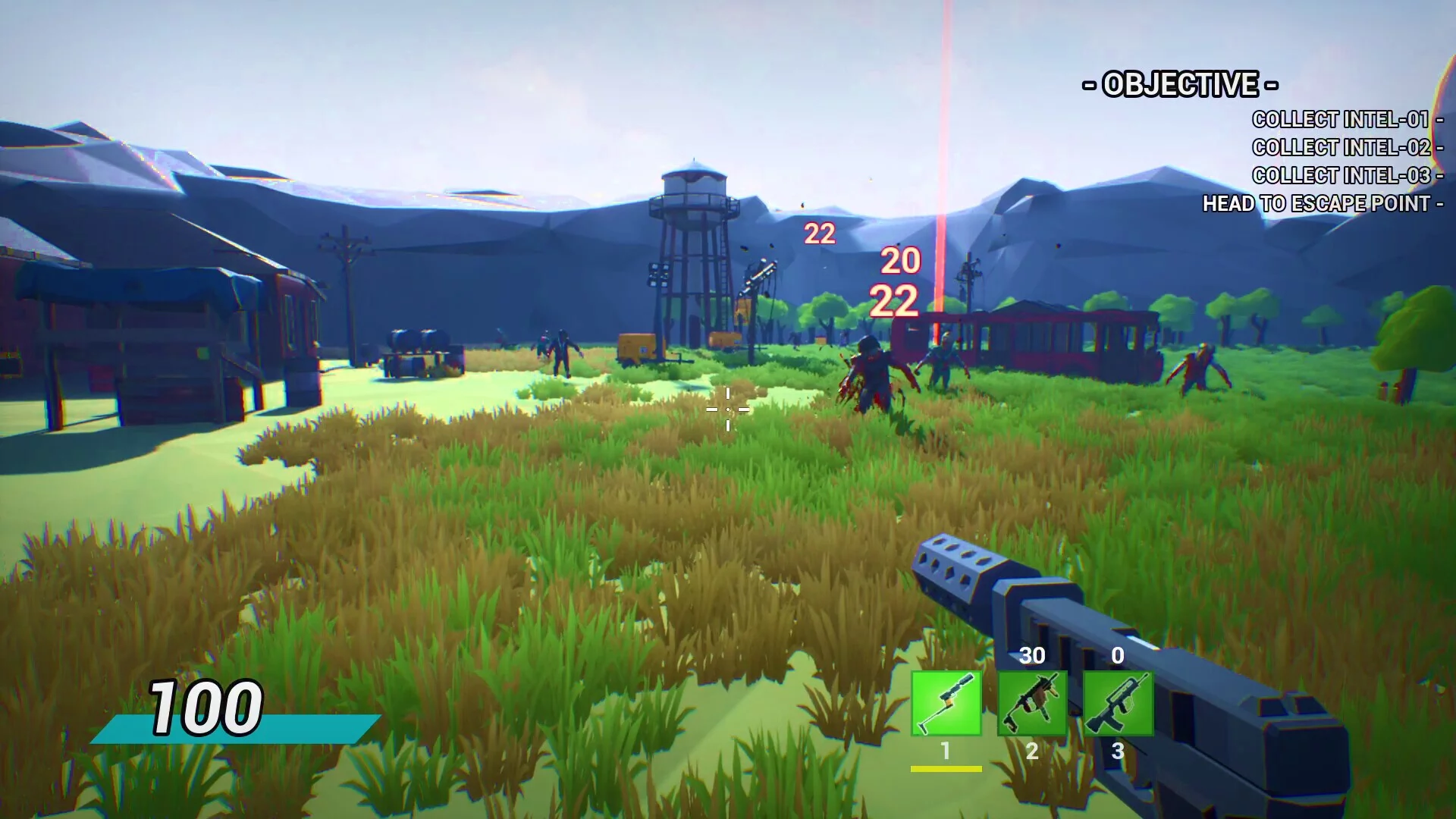Изображение игры: Escape From Infection Zone