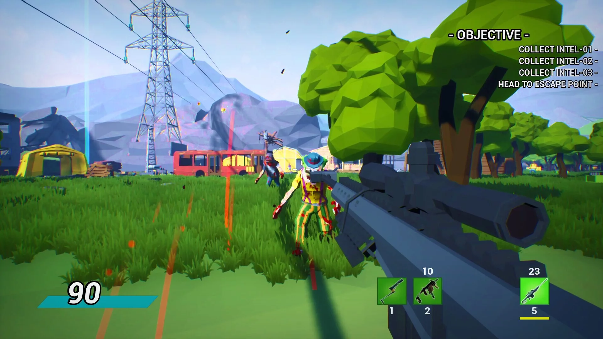Изображение игры: Escape From Infection Zone