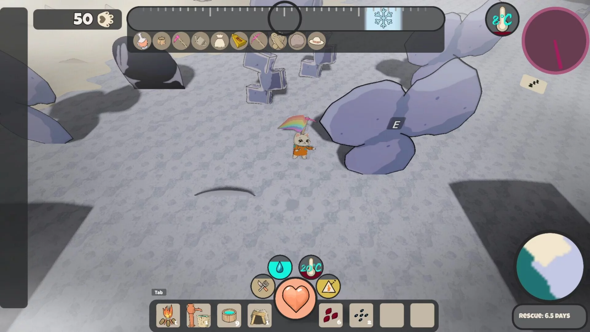 Изображение игры: Space Kitten: An Easy Survival Game
