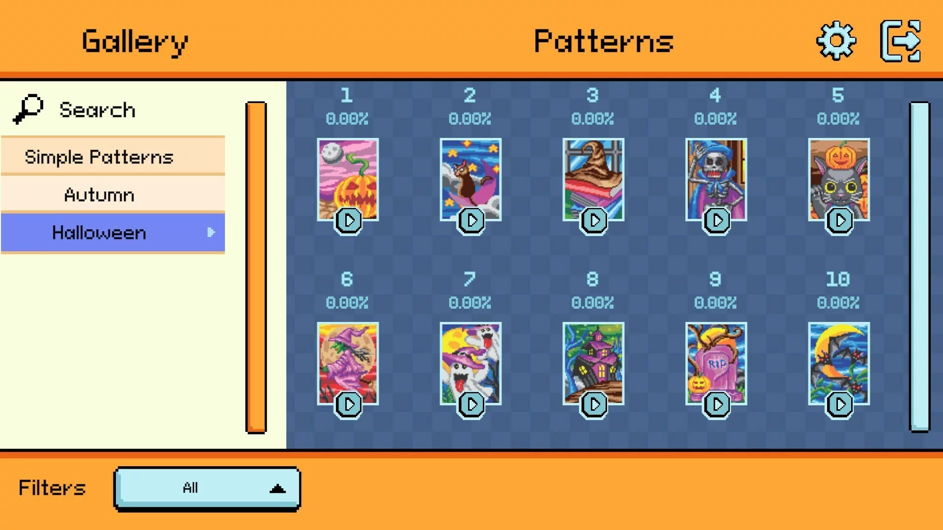 Изображение игры: Pixel Cross Stitch Color by Number